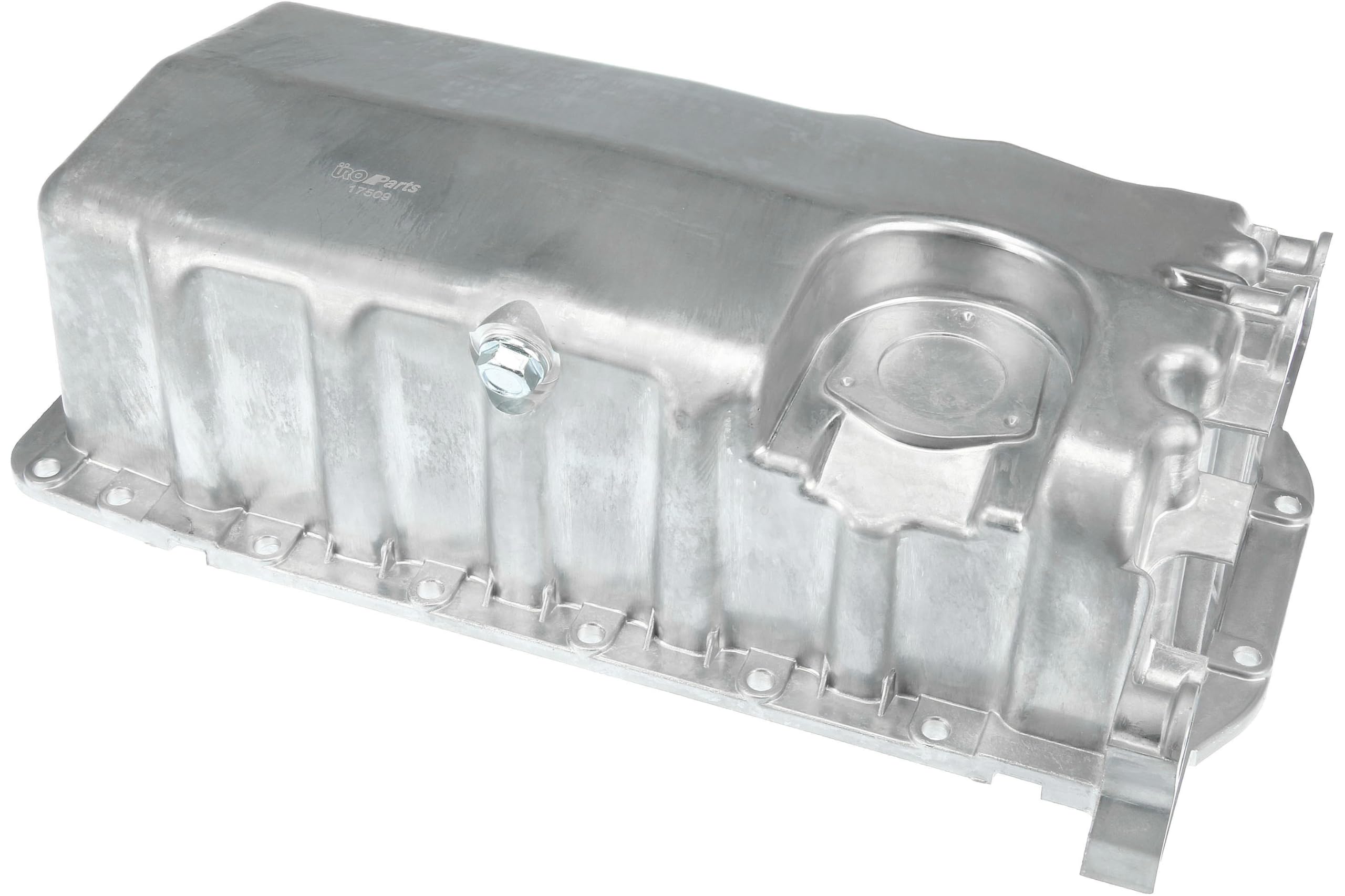 URO Parts 038103601NA Engine Oil Pan, without Oil Level Sensor Hole , Black