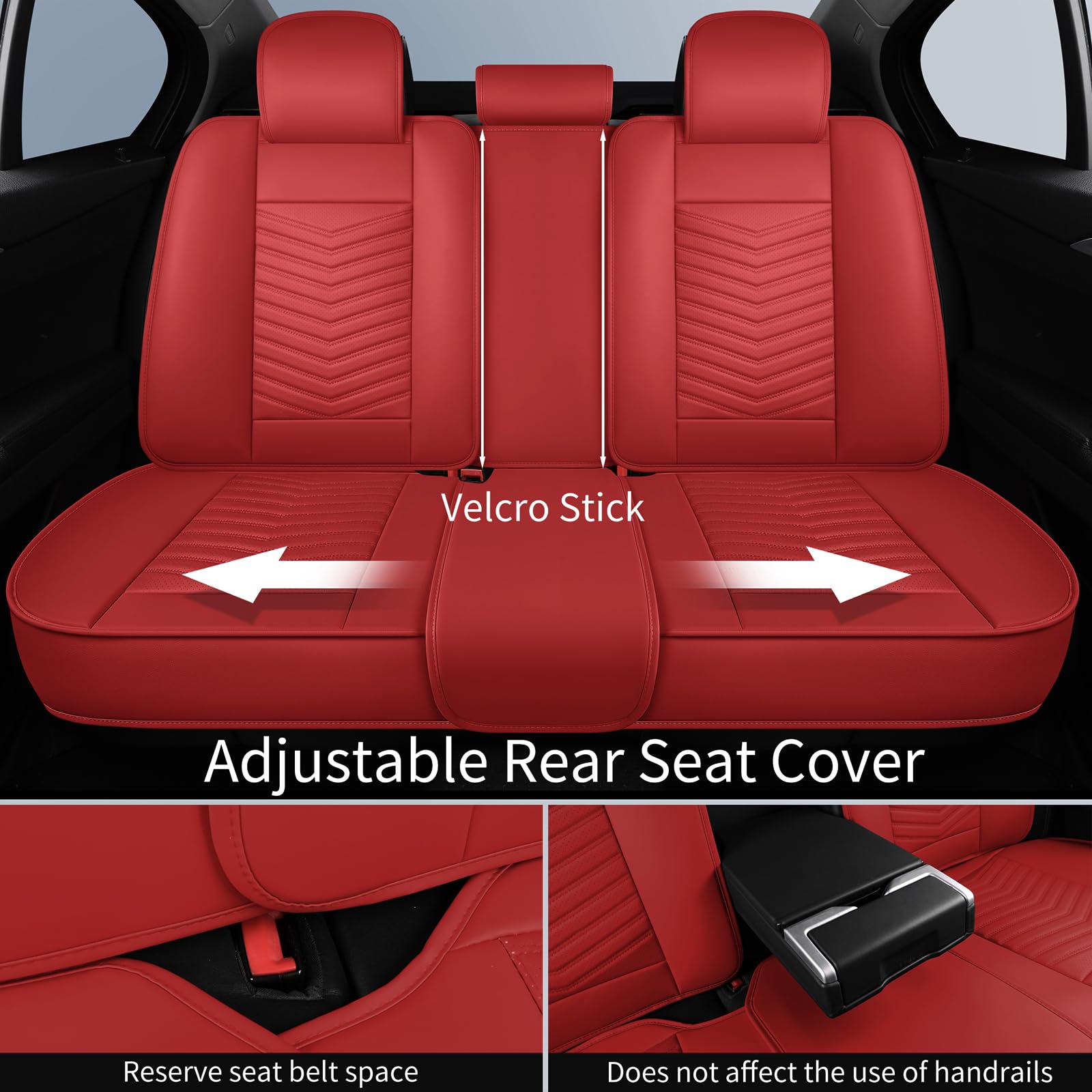 Hchengkikz Car Seat Covers Full Set,Breathable And Waterproof Car Seat Cover,Universal Anti-Slip Car Seat Covers Front Seats Bac