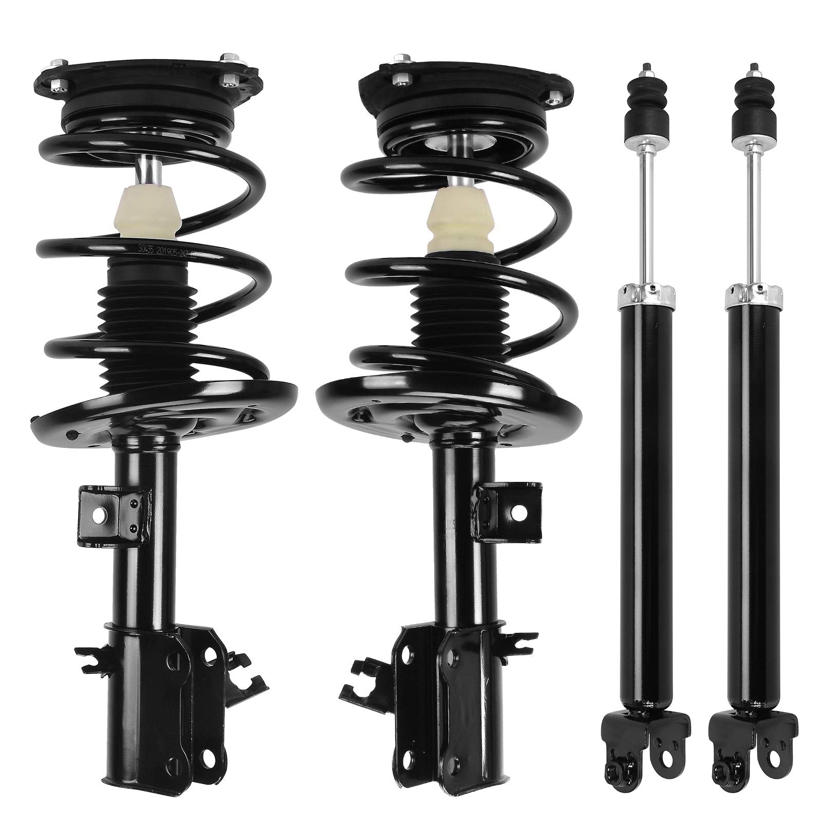 Yitamotor Front Struts Complete Strut Rear Shocks Suspension Compatible With 2007-2012 Altima 2.5L Exc.Hybrid 2013 Altima S 2.5L
