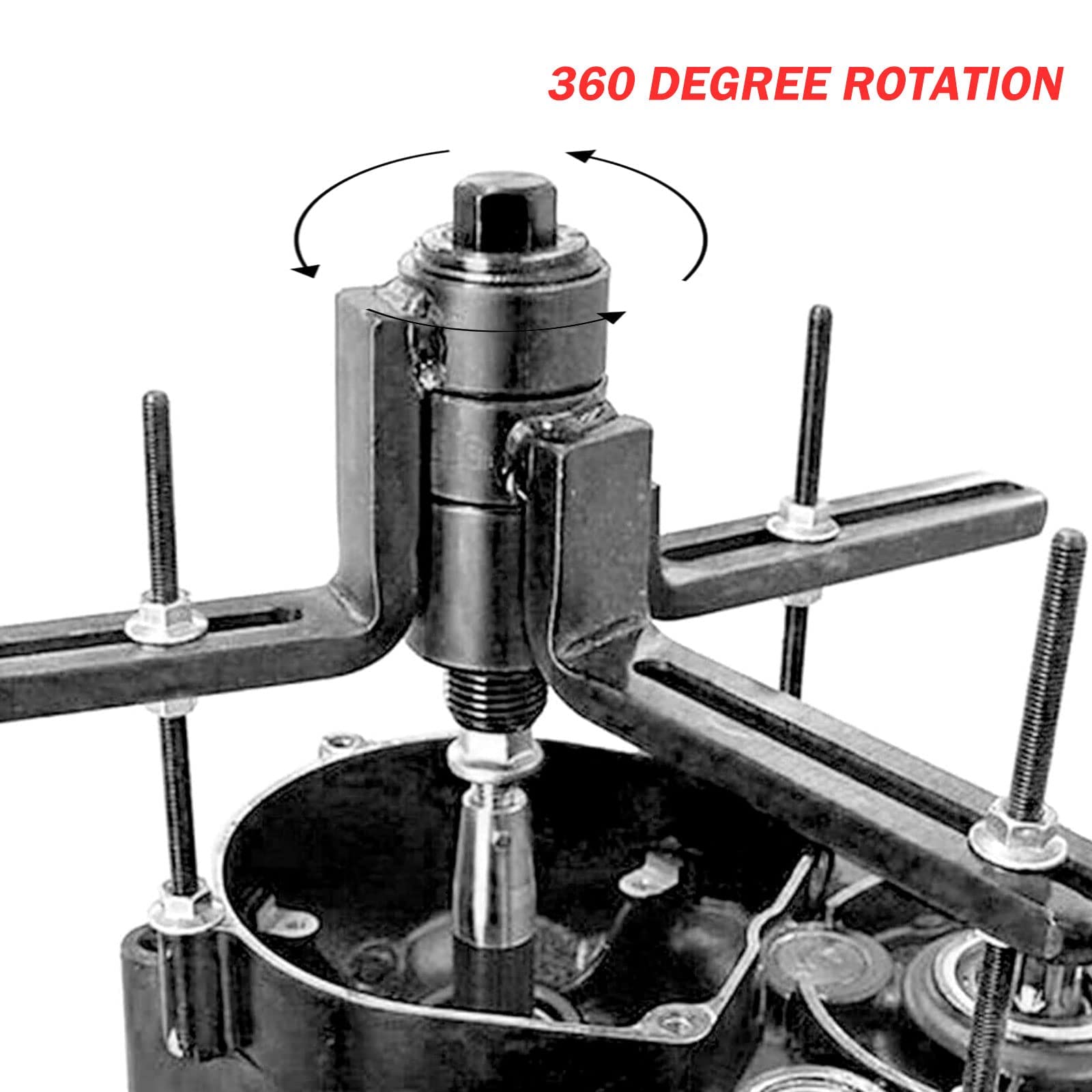 Ryanstar Racing Crank Case Splitter Separator And Crank Puller Installation Tools Off Road Vehicle Auto Supplies With C-Clip Adapter