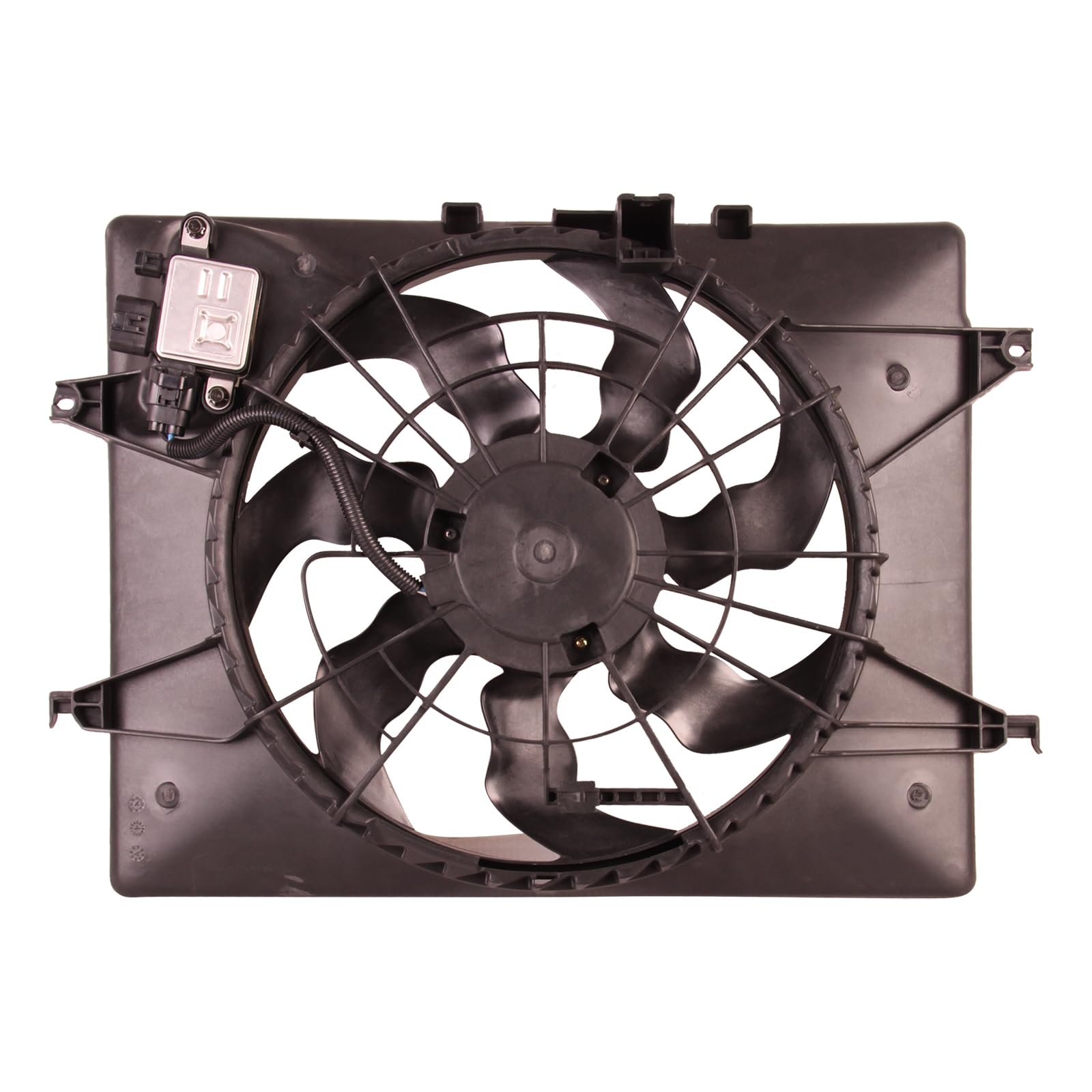 TYG Upgraded Cooling Fan Assembly for 2014-2015 Kia Optima 2.4L, 2014 Hyundai Sonata 2.4L A/T | Racing-Level OE Replacement Engi