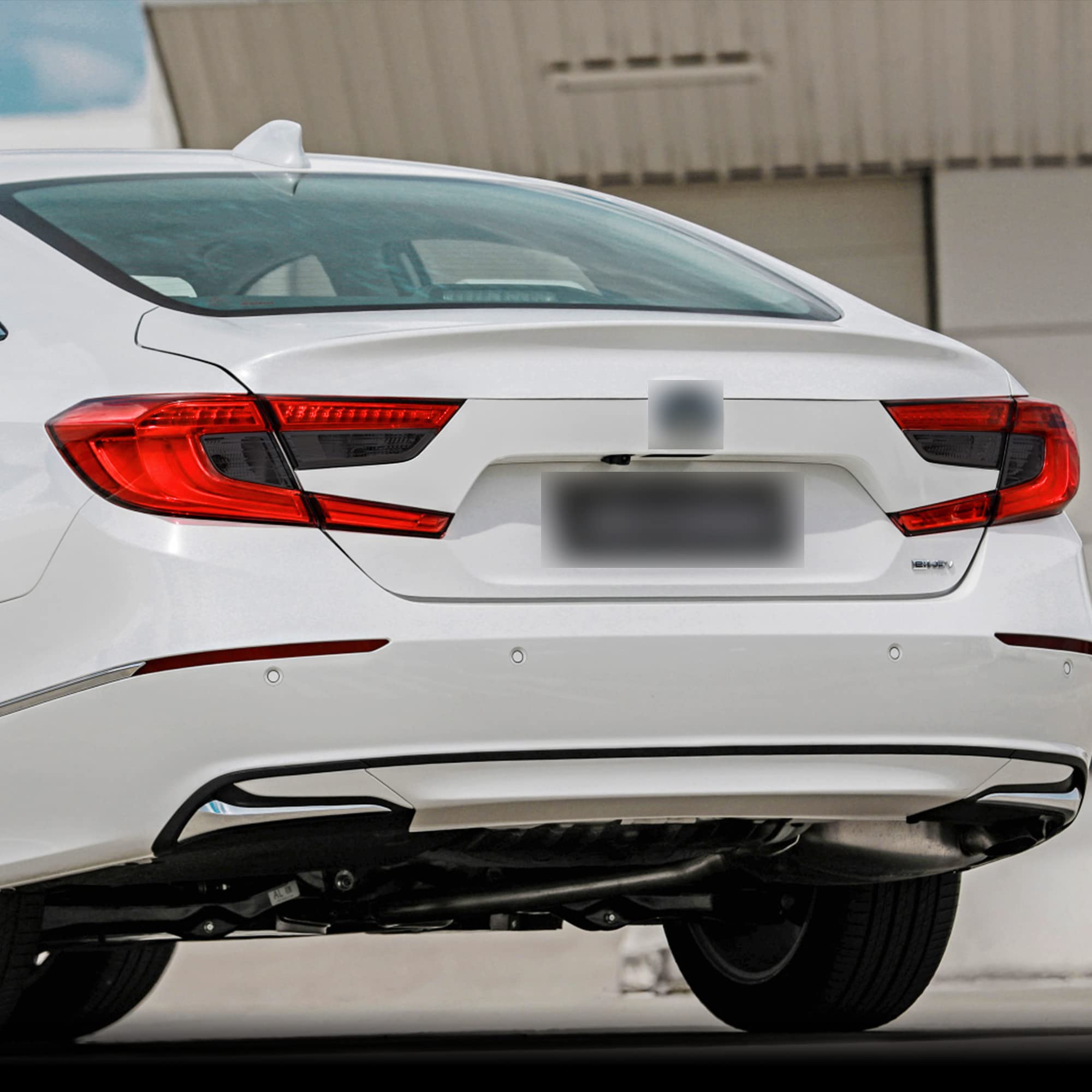 Tomall Vinyl Smoke Tint Turn Signal Reverse Light Films Compatible With Honda 10Th Accord 2018-2020 Precut Car Tail Light Transm