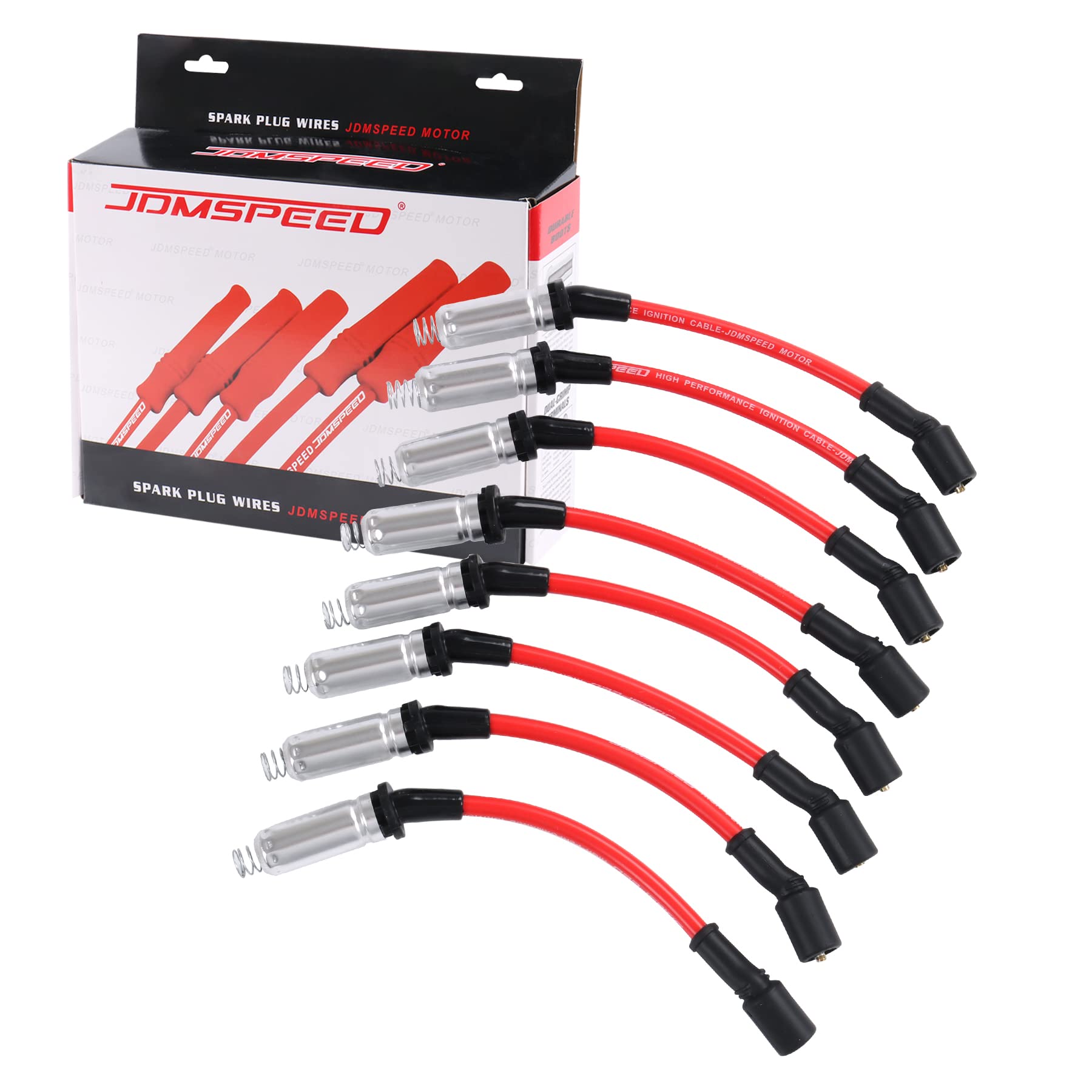 Jdmspeed High Performance Spark Plug Ignition Wire For 2000-2009 Chevy Gmc V8