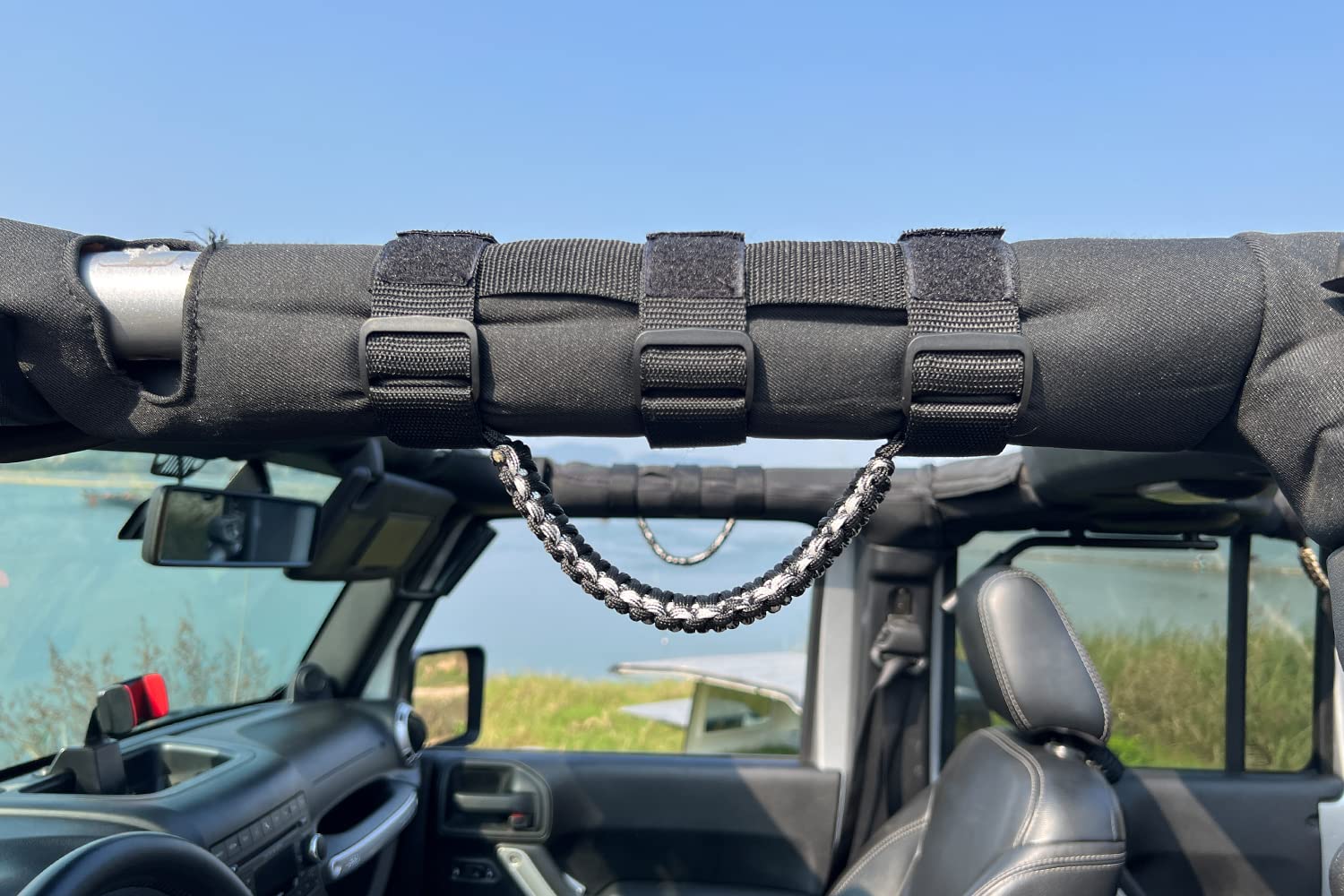 Rdfun 2 X Roll Bar Grab Handles Grip Handle For Jeep Wrangler Yj Tj Jk Jku Jl Jlu Sahara Rubicon X Sports Freedom & Unlimited 19