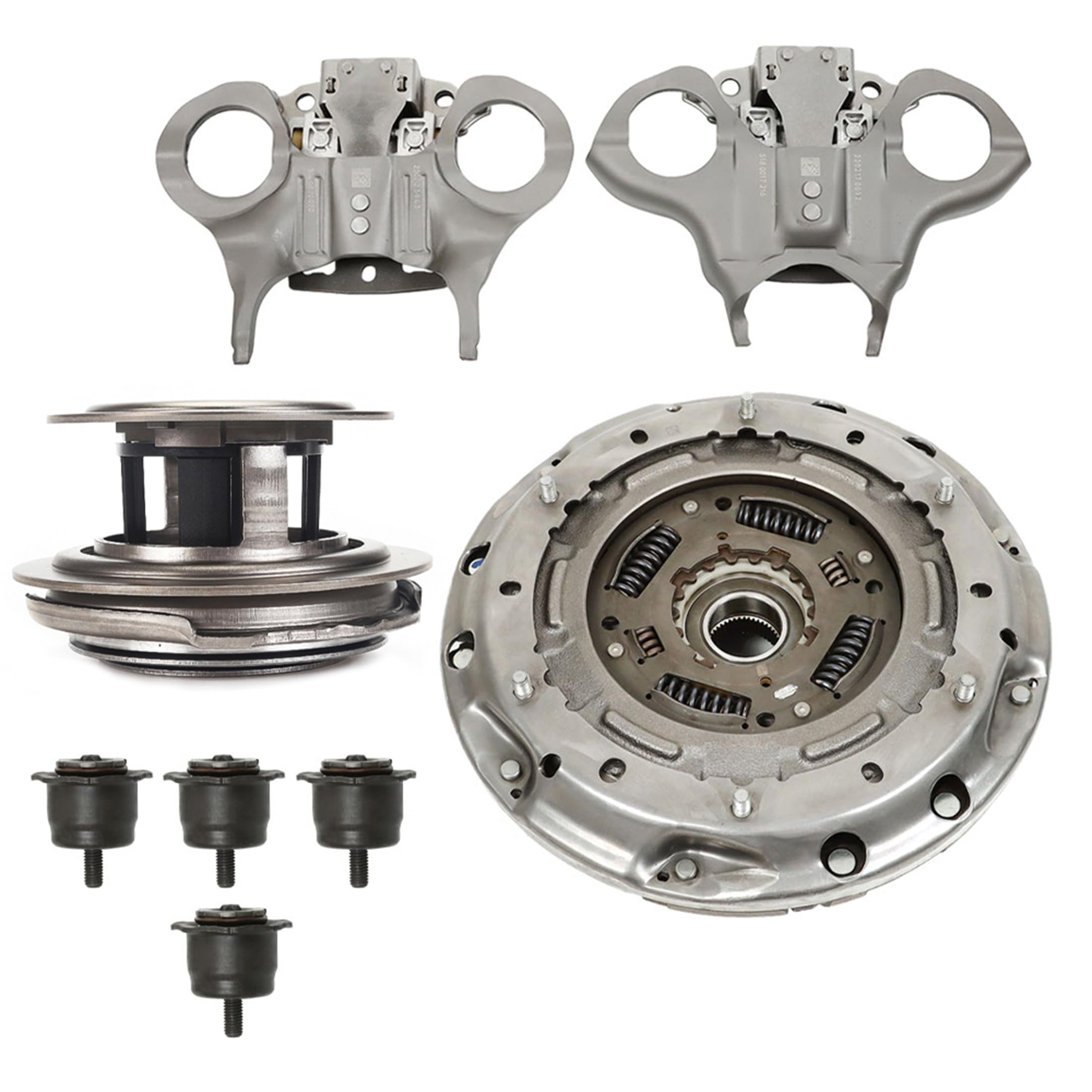 Thomletha 6DCT250 DPS6 Transmission Dual Clutch Fork Kit Replacement for Focus Fiesta 2012-2019