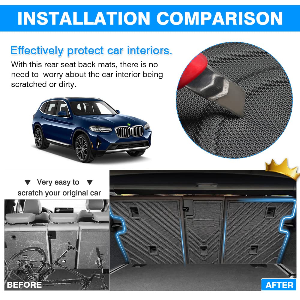 Powerty Trunk Mat For 2022-2024 2025 Nissan Pathfinder 7&8 Seats Accessories Cargo Mats Tpe All Weather Cargo Liner Heavy-Duty R