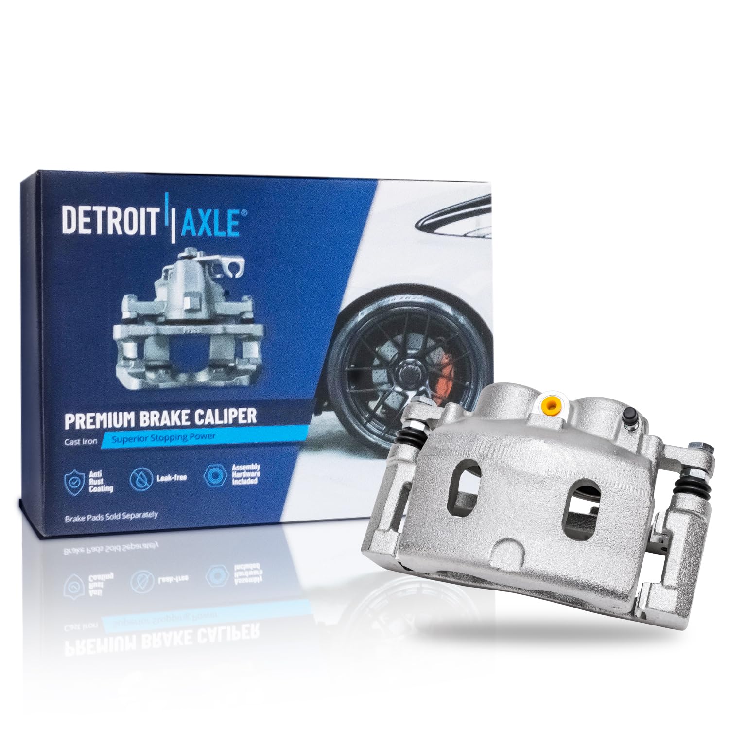 Detroit Axle - Front Brake Caliper for Chevy GMC Tahoe Avalanche Yukon Silverado Express Suburban Sierra Savana Yukon XL 1500, C