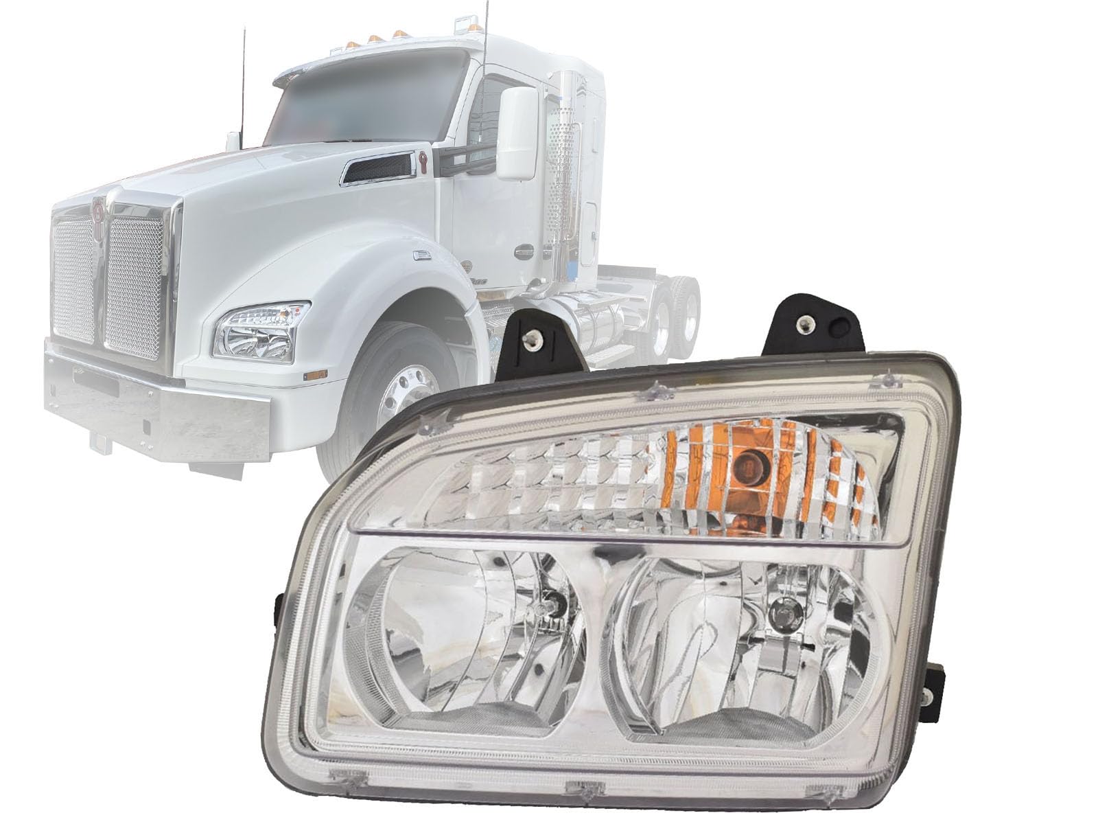 KAP Replacement Headlight Assembly for 2014-2024 T880 Driver Left LH Side P546165100