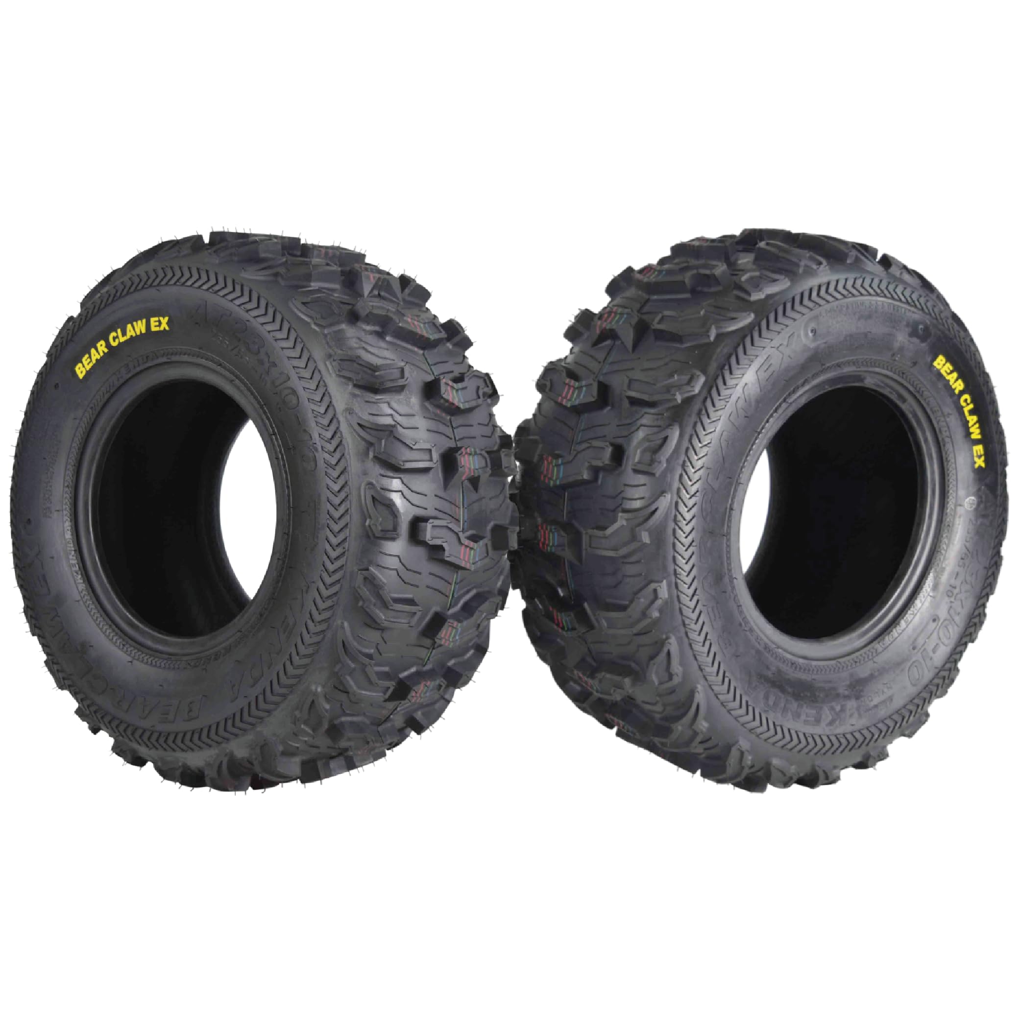 Kenda Bearclaw Ex K573-23X10-10 Rear Tires For All Terrain (Atv), Utv, And Side By Side (Sxs) Vehicles - 6-Ply - Bear Claw Ex 23