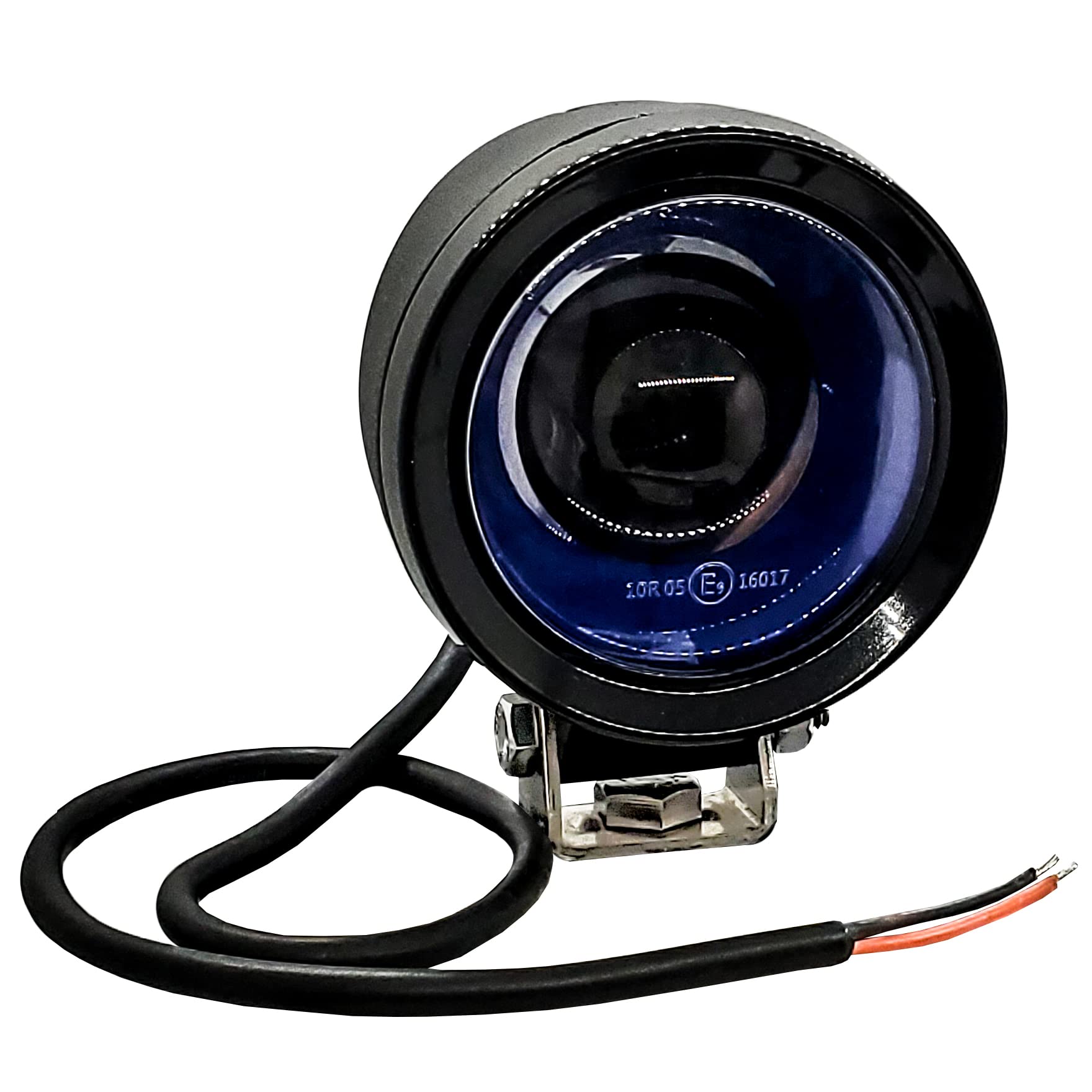 Oz-Usa 4'' Round High Output Blue Arrow Led Forklift Warning Caution Safety Light Boom Crane Warehouse Heavy Equipment Vehicle(B