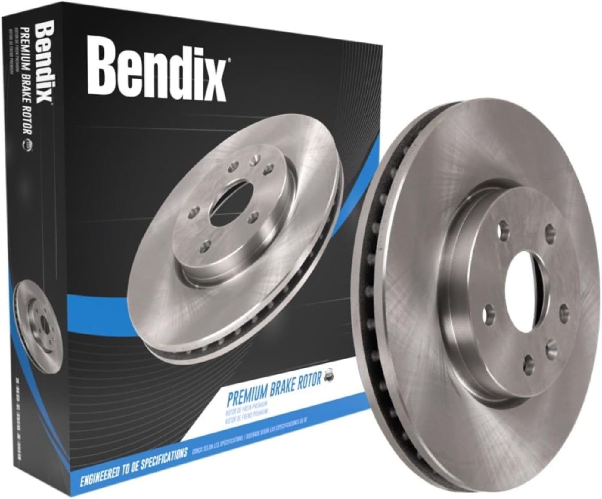Bendix Premium Prt5682 Front Brake Rotor For Audi A3 2013-2010,A3 2016-2015,Volkswagen Beetle 2019-2012,E-Golf 2019-2015,Golf 20