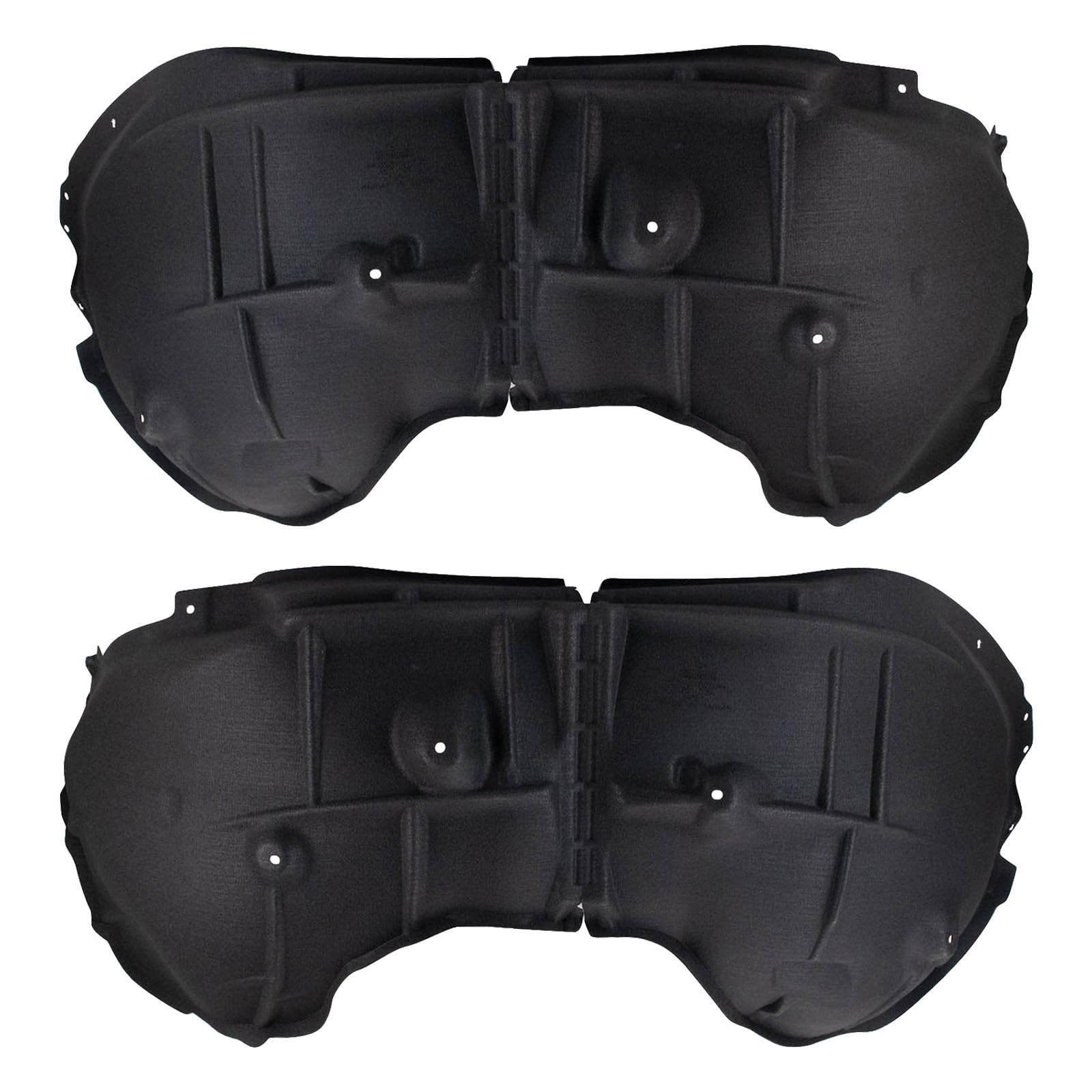 Trq Front Inner Fender Liner Set Compatible With 2019-2023 Gmc Sierra 1500 2022 Sierra 1500 Limited Gm1248293 Gm1249293