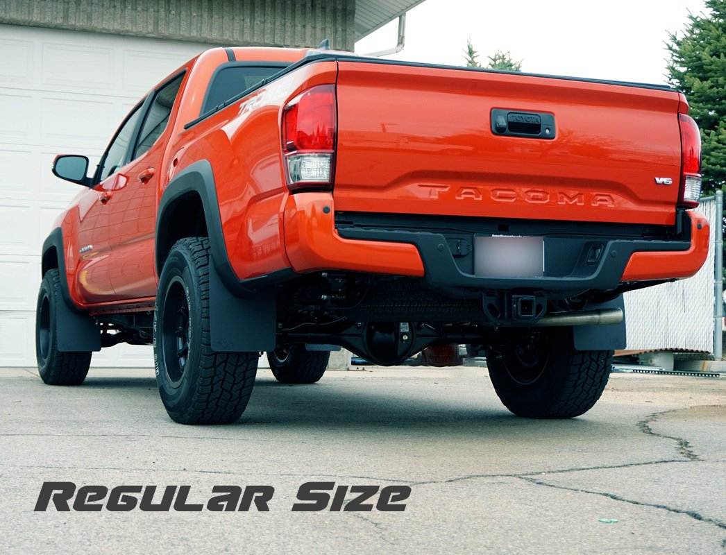 Rokblokz Mud Flaps For Toyota Tacoma - Fits 2016+ Model Years - Multiple Colors Available - Set Of 4 - Includes Hardware And Det