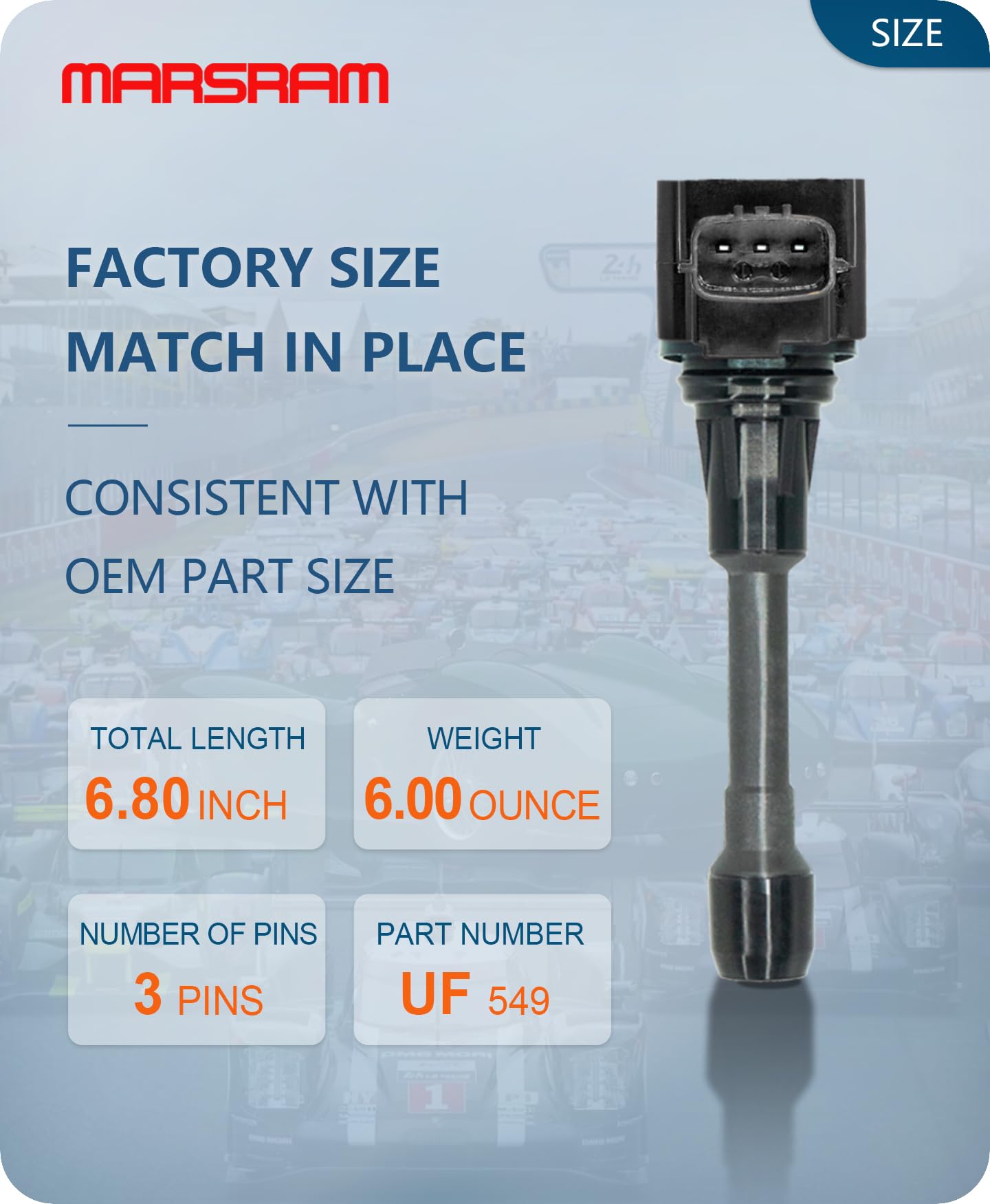 Marsram Ignition Coil Pack Uf549 For 2007 2008 2009 2010 2011 2012 Compatible With Nissan Altima Versa Sentra Cube Nv200 Rogue 2