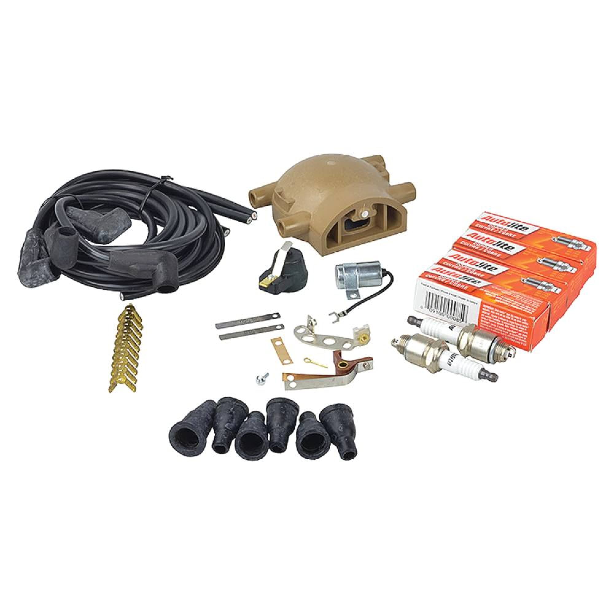 Complete Tractor New 1100-5109 Tune Up Kit Compatible With/Replacement For Ford/New Holland 2N, 8N, 9N 4 Cylinder W/Front Mount 