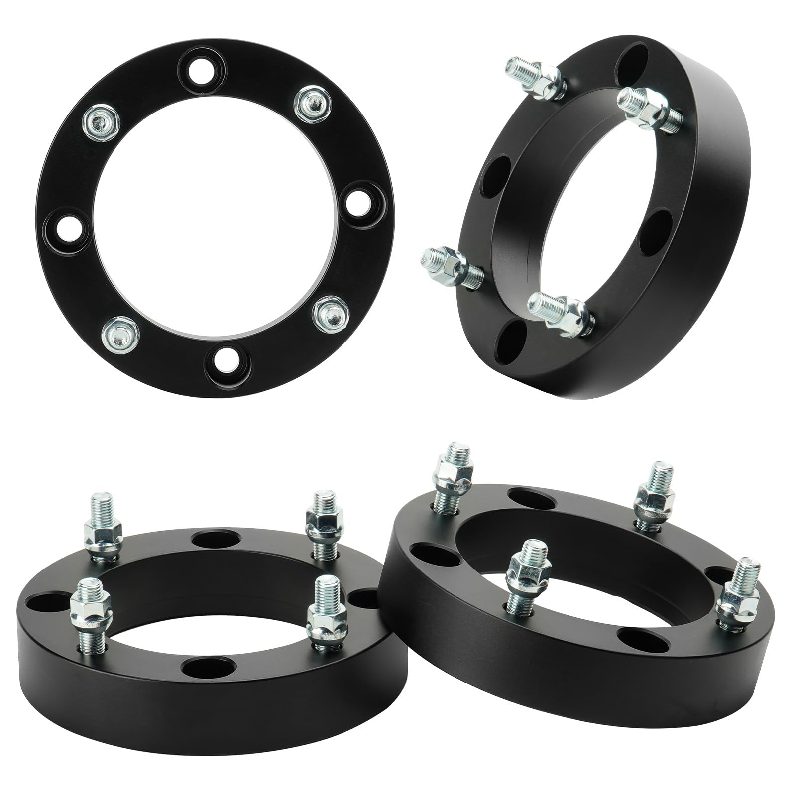 Aeagle 4X156 Wheel Adapters 1' For 2013+ Polaris Ranger Rzr, Forged 4 Lug Wheel Spacers With 12X1.5 Studs 131Mm Bore 4Pcs