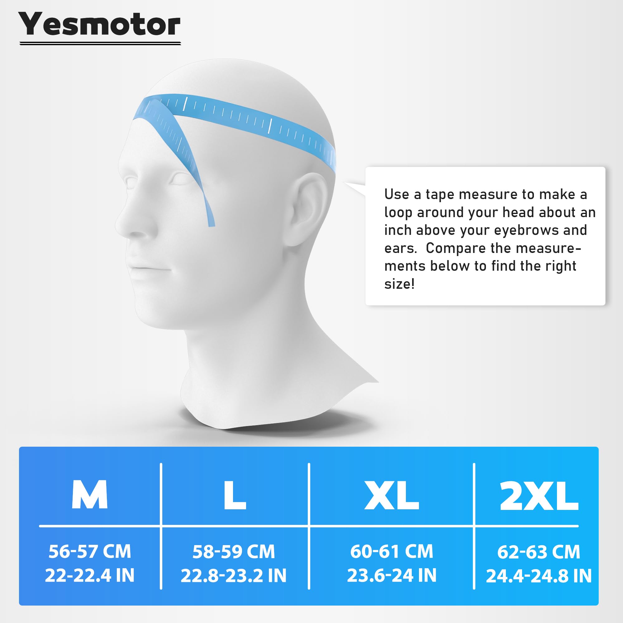 Yesmotor Baseball Motorcycle Helmet Half Cap For Bike Cruiser Chopper Moped Scooter- Dot Approved (Light Black, L)