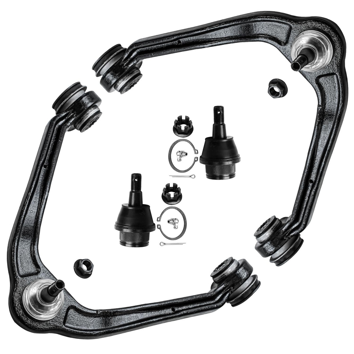 Detroit Axle - Front End Suspension Kit For Gmc Chevy Avalanche Silverado Sierra Yukon Xl 1500 Tahoe Express Savana 2500 Cadilla