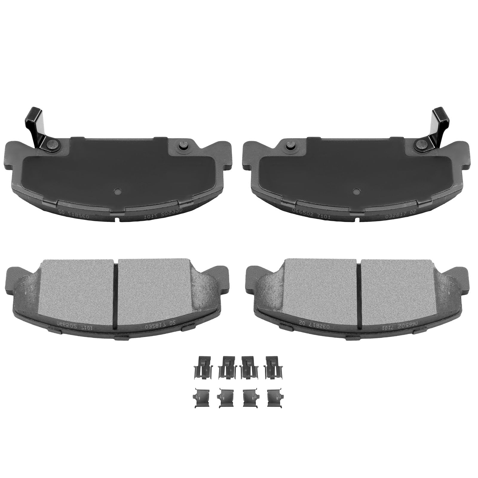 Automuto 4Pcs Front Ceramic Disc Brake Pads Set D1522 For Chevrolet Cruze 2011-2015,For Chevrolet Cruze Limited 2016,For Chevrol