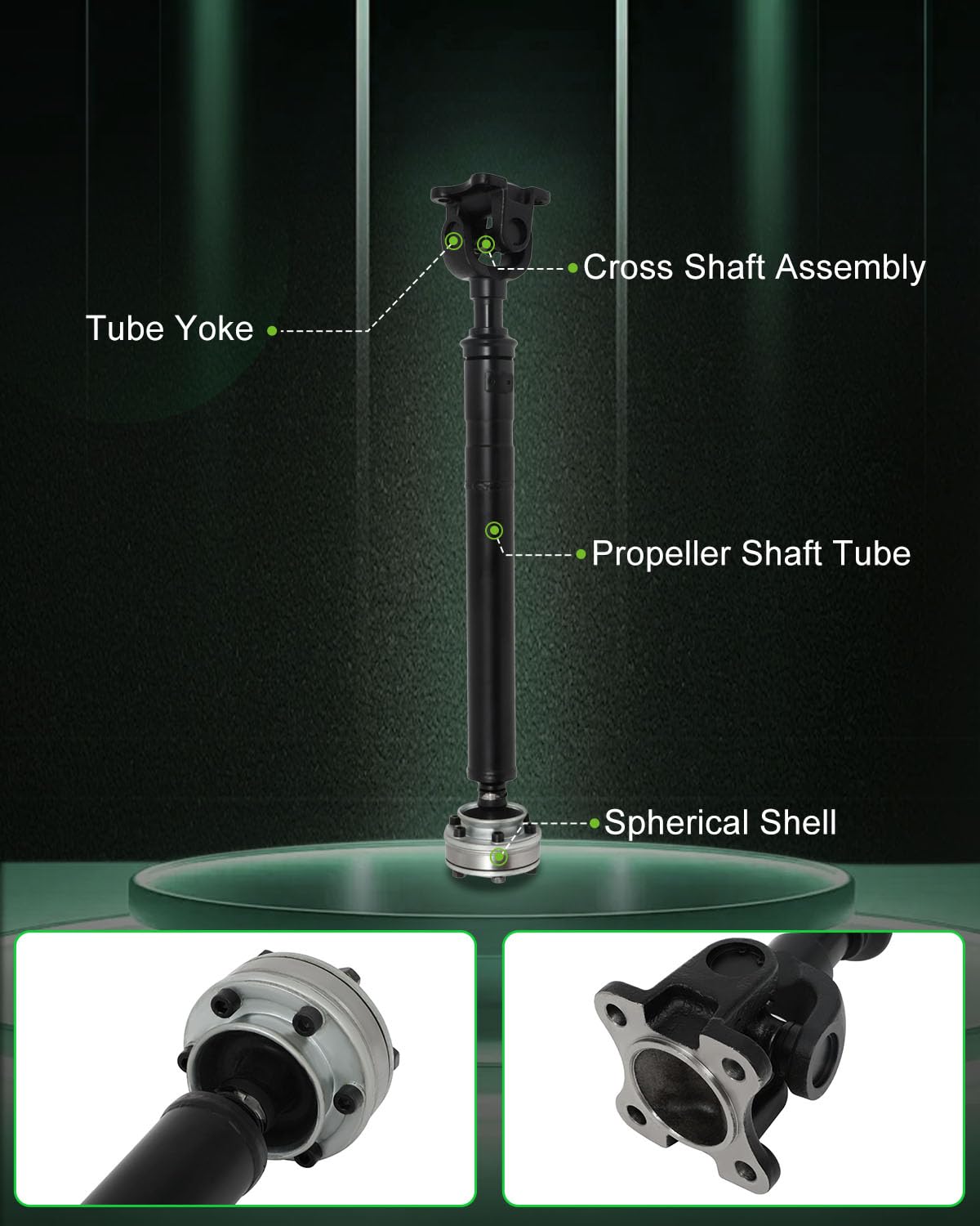 Scitoo 26'' Rear Drive Shaft Assembly Propeller Shaft Compatible For Dodge Dakota 2001-2006,For Dodge Durango 2001-2003,For Mits