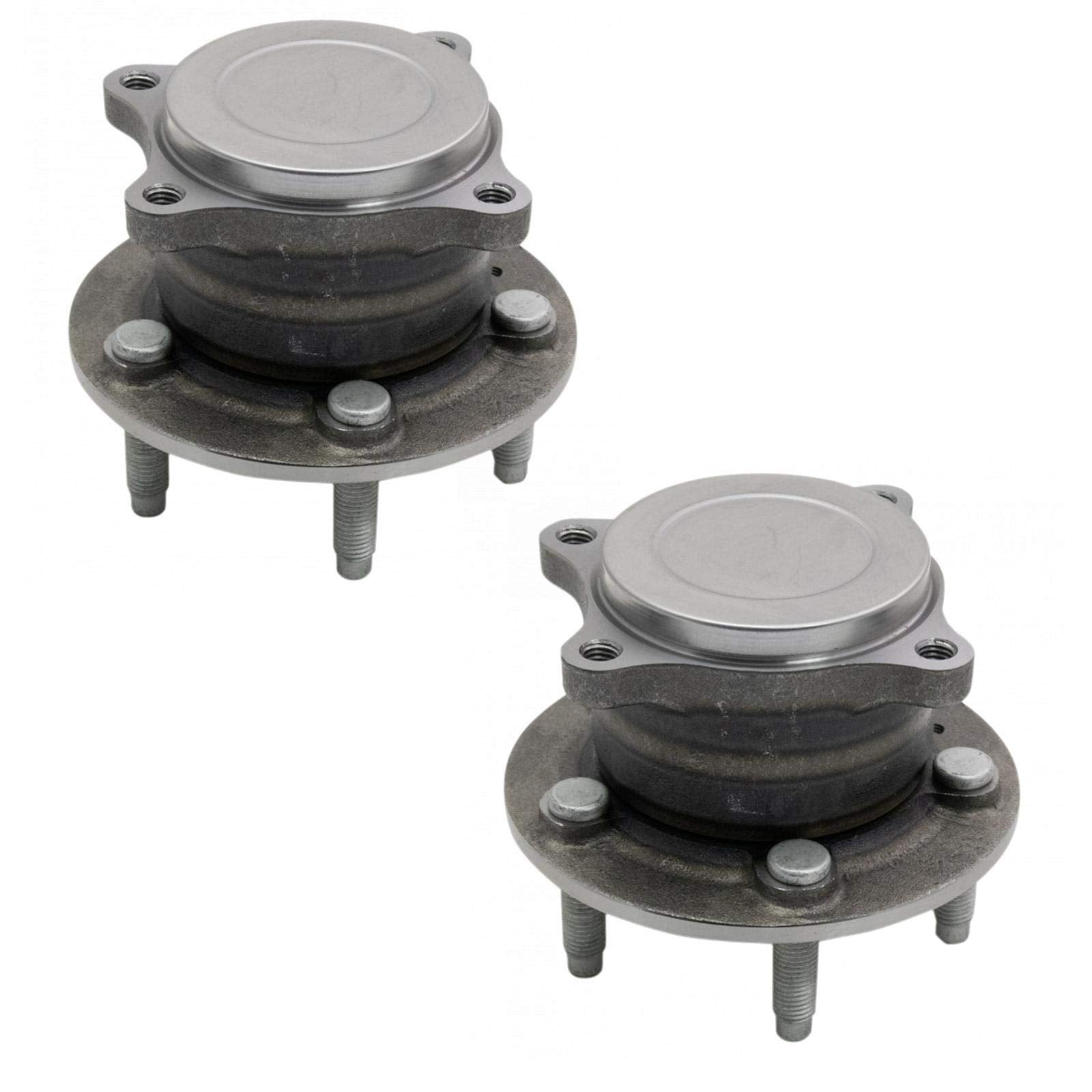 Trq Rear Wheel Hub Bearings Assembly Set Compatible With 2017-2018 Chevrolet Bolt Ev 2016-2019 Cruze Volt