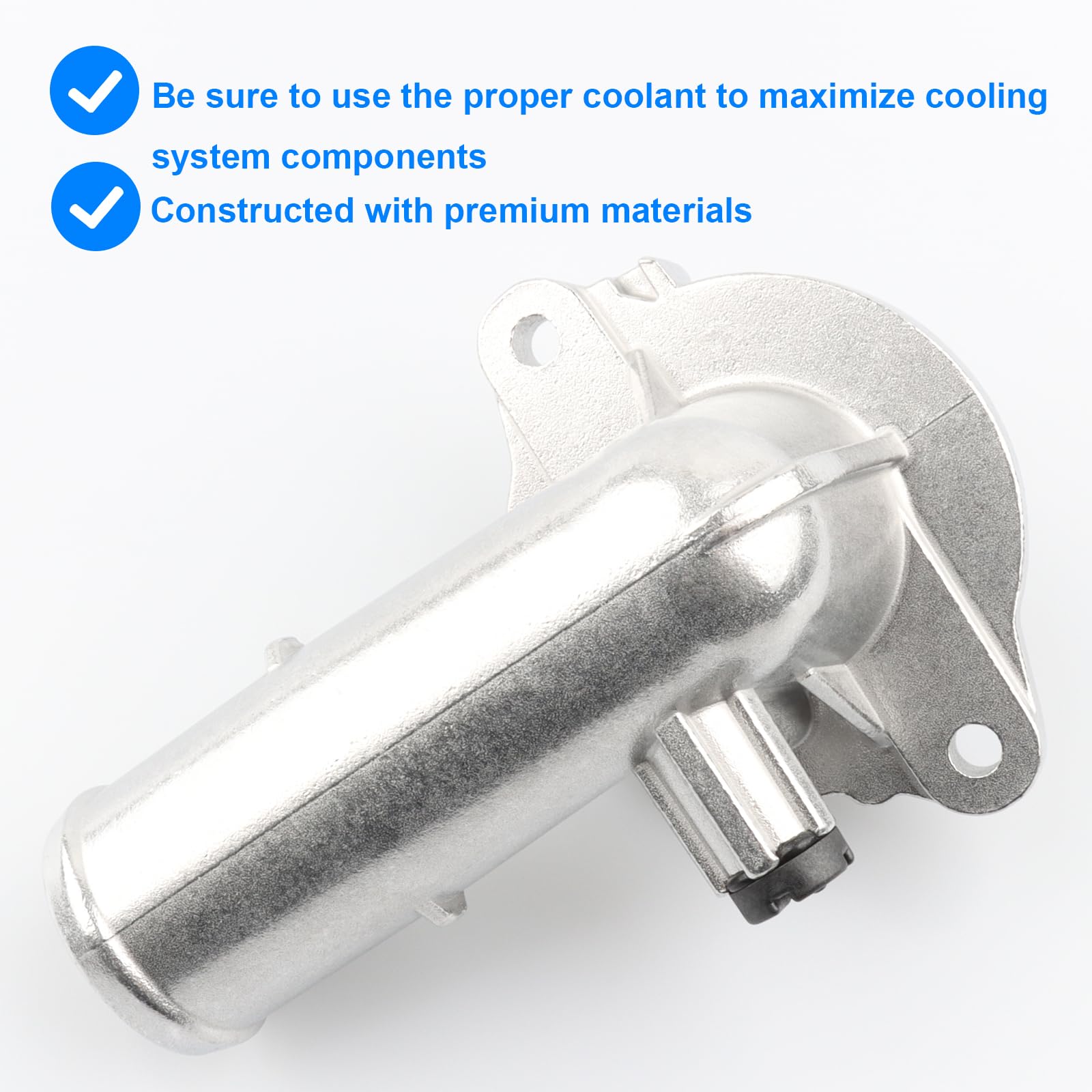 Upgrade Aluminium Thermostat Housing Compatible with Dodge Jeep 3.6 3.6L - 2011-2015 Durango & Grand Cherokee, 2012-2017 Wrangle