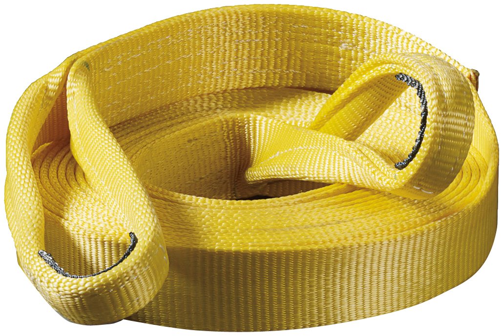 Warn 88913 Nylon Webbing Standard Recovery Strap, 10.8 Ton (21,600 Lb) Capacity, 3'' Width X 30' Length, Yellow