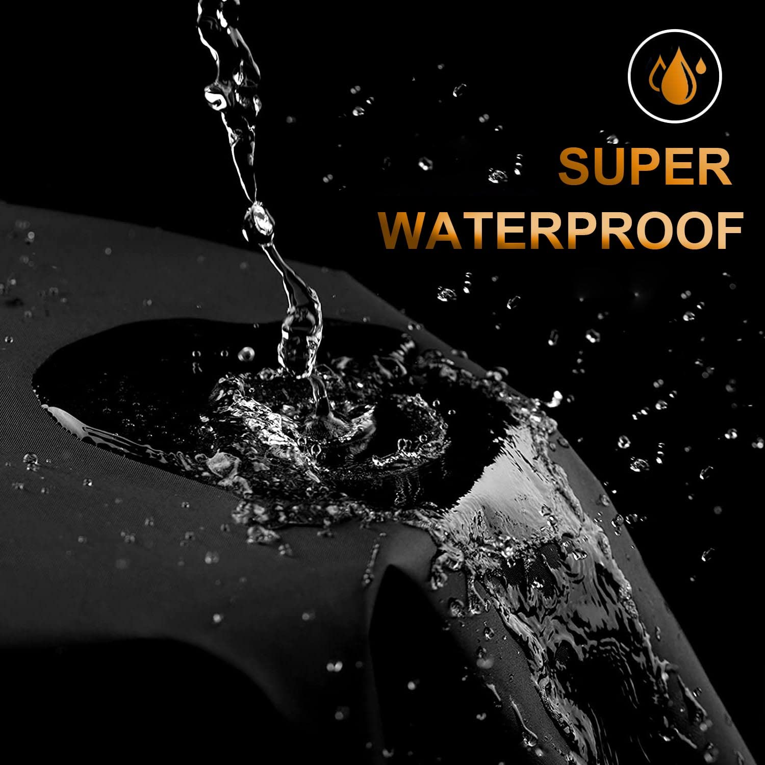 Motorcycle Cover All Season, Universal Waterproof Weather Sun Outdoor Protection Motorbike Cover, Scooter Shelter, Heavy-Duty Mo