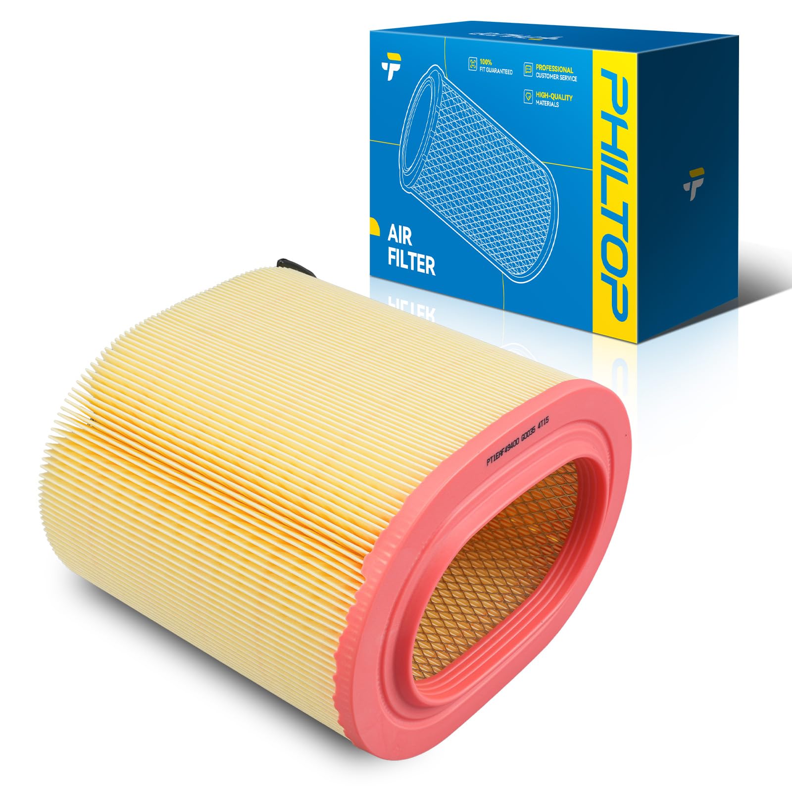 PHILTOP Engine air filter CA12183 Replacement for 2017-2019 Ford F-250 Super Duty, F-350 Super Duty, F-450 Super Duty, F-550 Sup