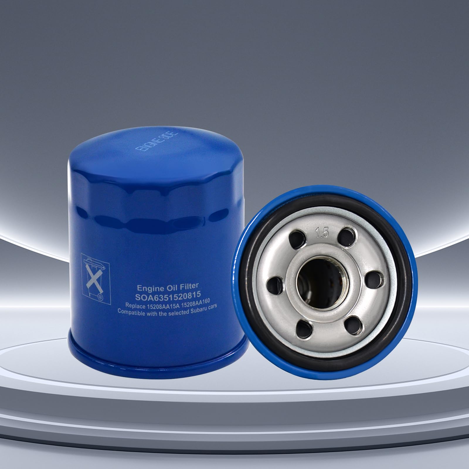 Jaxivo Soa6351520815 Engines Oil Filter Replacement For Subaru Outback, Legacy, Impreza, Forester, Xv Crosstrek, Ascent. Replace 15208Aa160, 15208Aa15A Pack Of 2