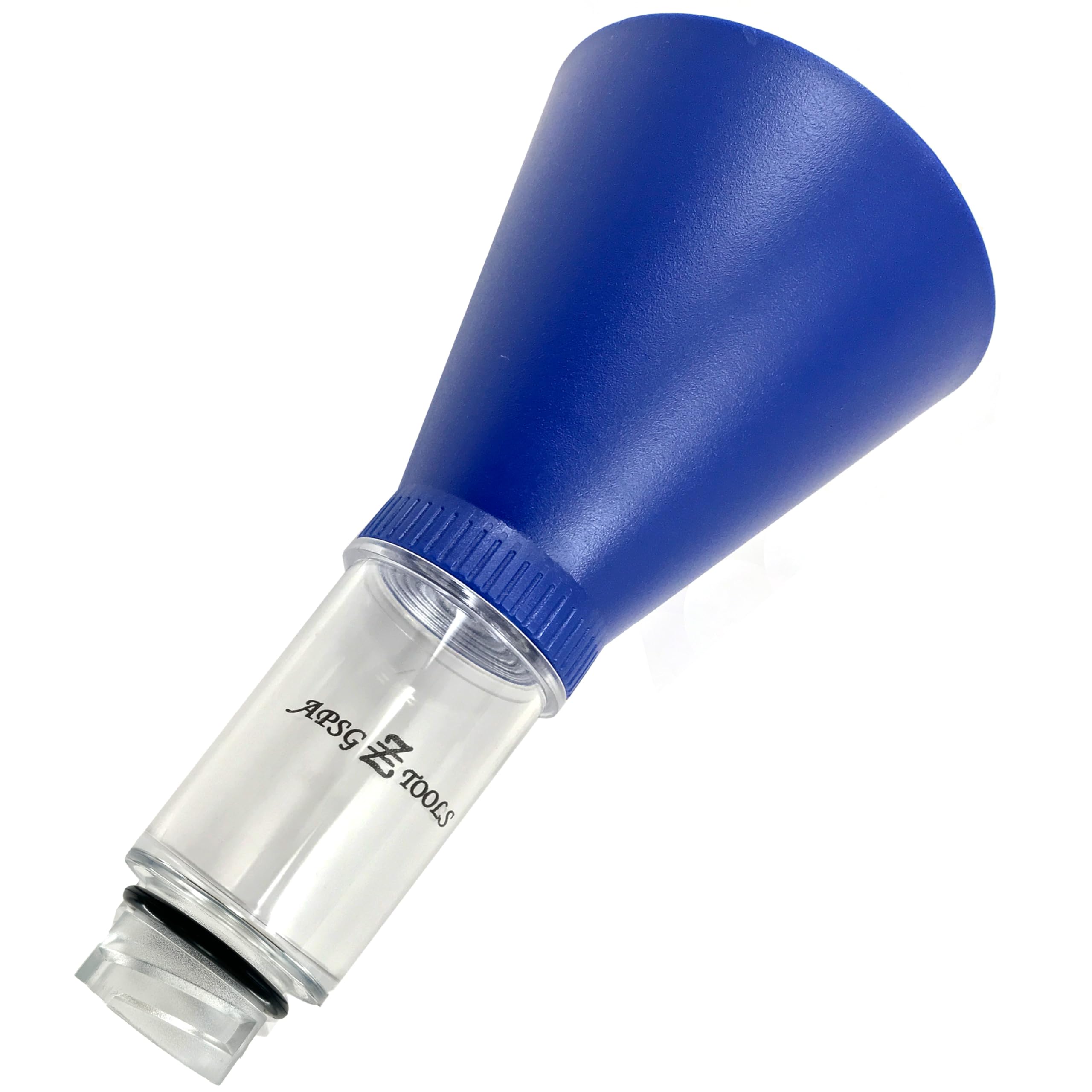 APSG Engine Oil Funnel | Compatible with Select GMC Chevrolet Ford Vehicles | Screw-On No-Spill Tool Locks Directly into Filler 