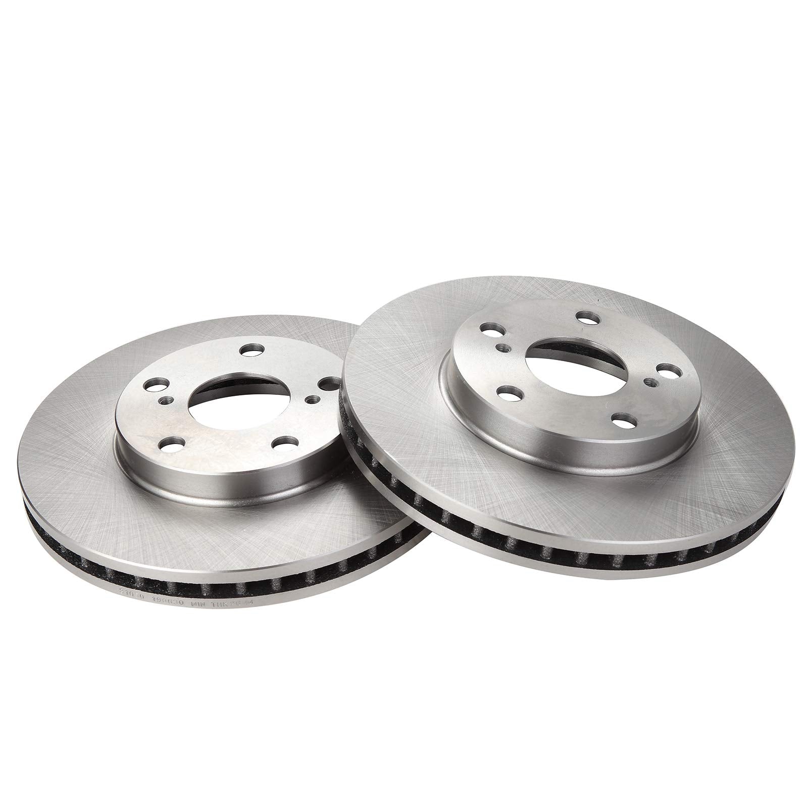 Trq Front Brake Pad & Rotor Kit Brake Pads Brake Rotor Ceramic Compatible With 2002-2006 Toyota Camry