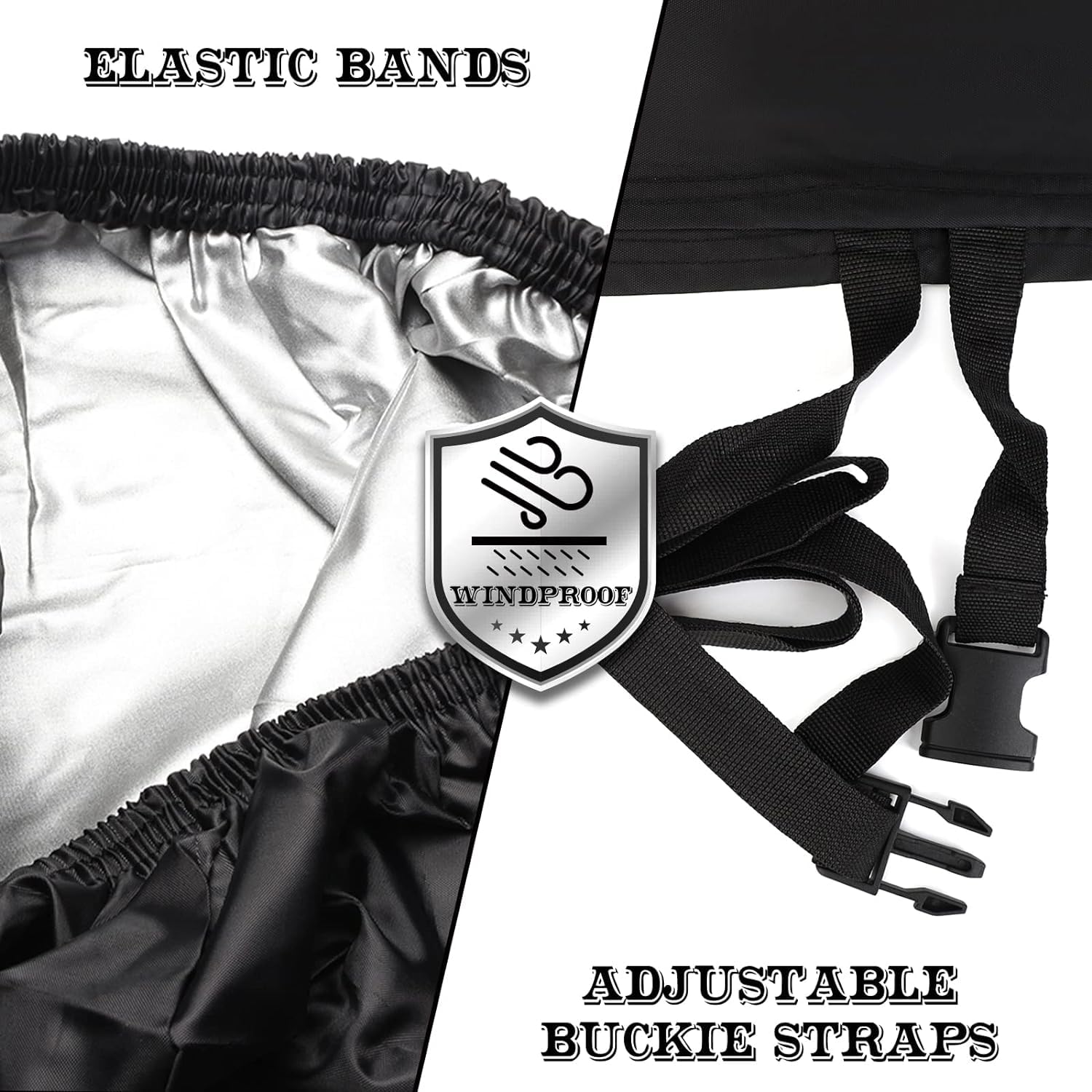 Neverland Utv Covers Heavy Duty - Side By Side Cover Waterproof 300D Outdoor Storage Waterproof Black Compatible With Polaris Ra