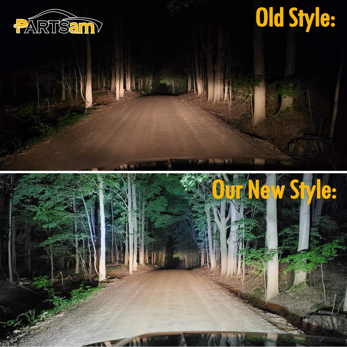 Partsam 6 '' Led Light Bar White 36W 6500K Super Bright Spot Work Pods Single Row Off Road Driving Fog Boat Light Waterproof Suv