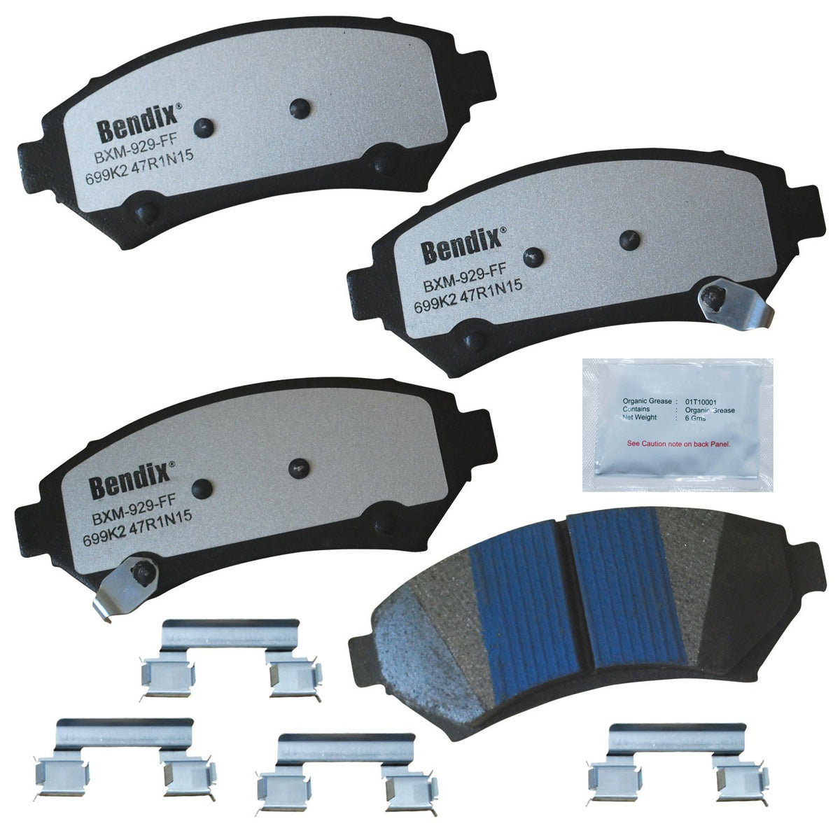 Bendix Fleet Metlok Mkd699K2Fm Front Brake Pads For Century,Lesabre,Park Avenue,Regal,Riviera,Deville,Eldorado,Seville,Impala,Mo