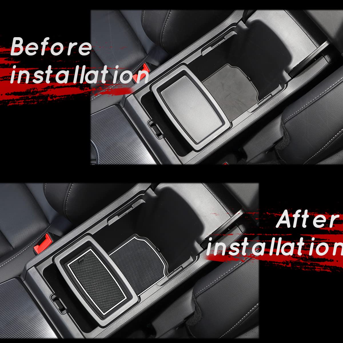 auovo Cup Holder Insert Liners Compatible with Honda Civic Sedan Accessories 2022 2023 11th Gen Civic Anti Dust Custom Fit Cup C