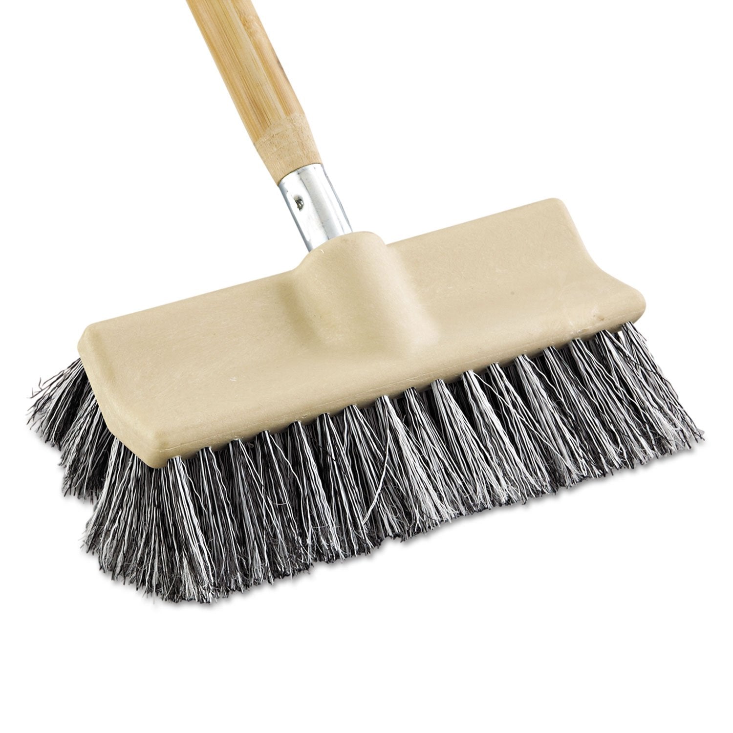 Boardwalk 8420 Dual-Surface Vehicle Brush, 10-Inch Long, Brown