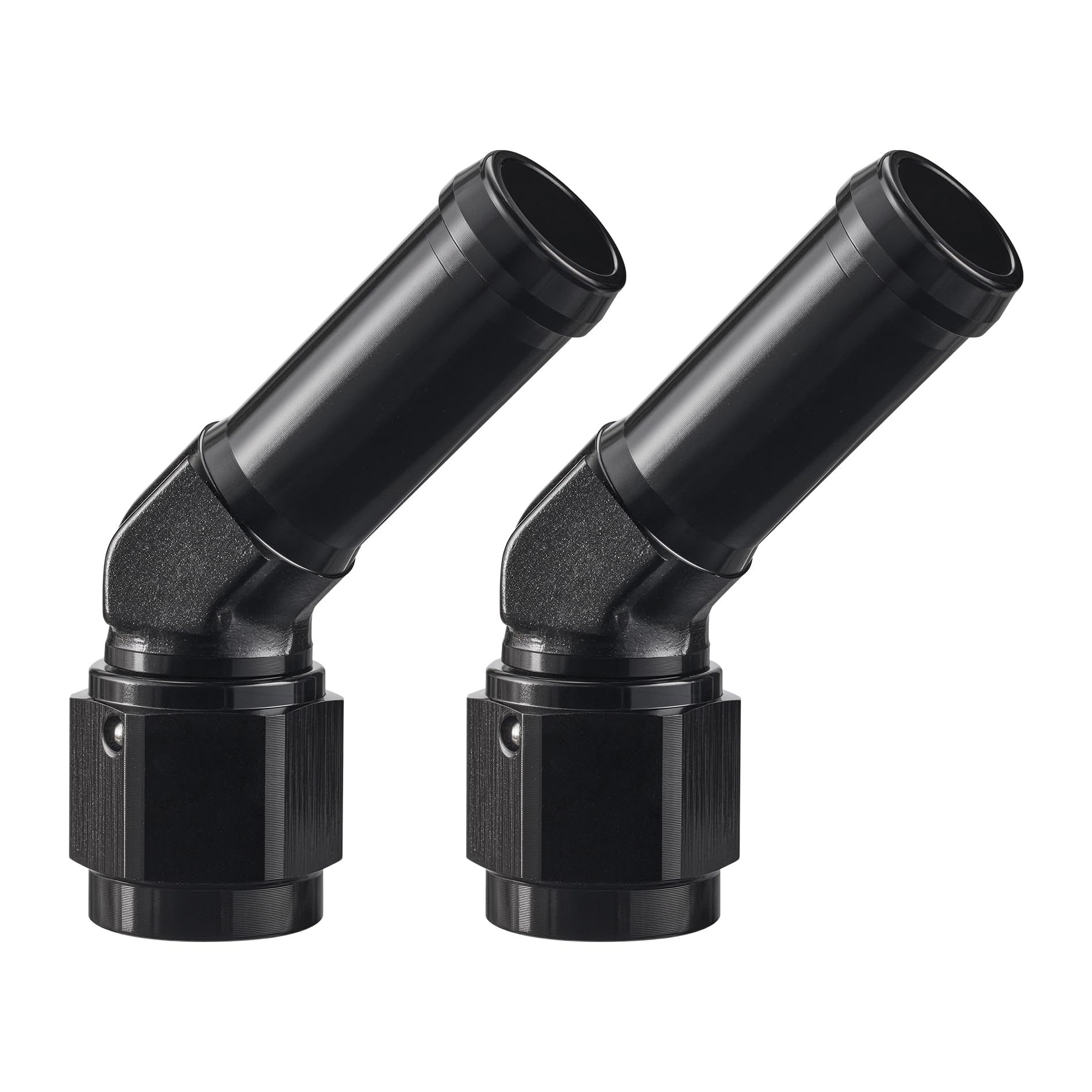 EVIL ENERGY 6AN Female to 1/2'' Barb Hose Fitting 45 Degree Swivel 2PCS