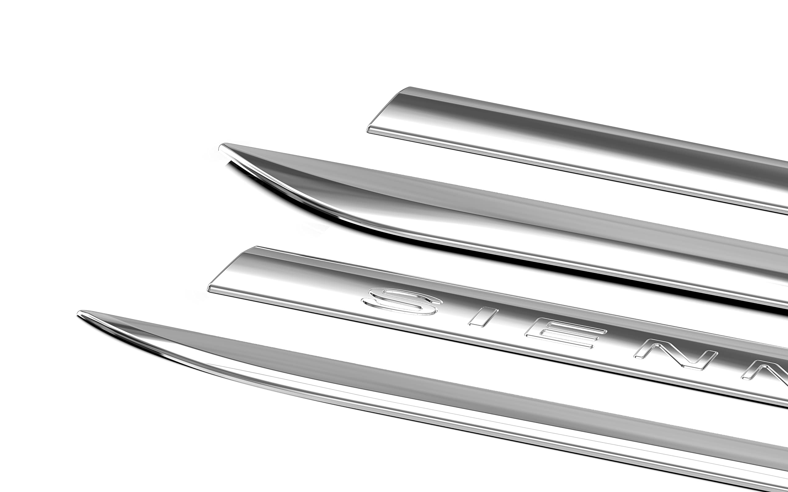 Jmtaat Chrome Outside Door Side Molding Trim Body Compatible With 2011-2020 Toyota Sienna