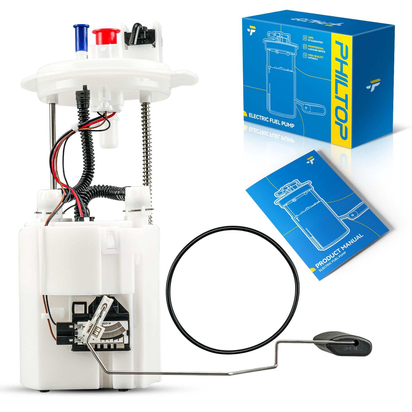 PHILTOP FG1570 Electric Fuel Pump Assembly Fit for Tucson 2012-2013, Sportage 2012-2013 2.4L, Electric Fuel Pump Module Assembly
