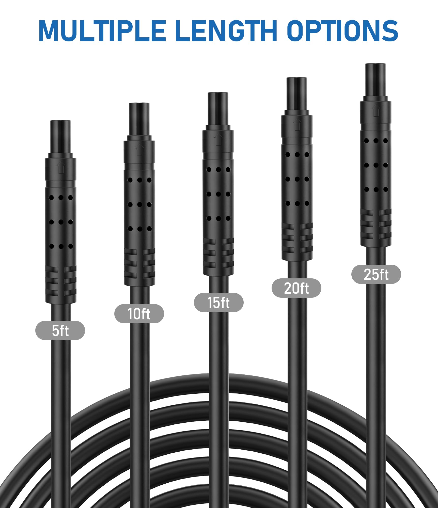 Yqmajim 4Pin Backup Camera Extension Cable, (20Ft 4P) Pure Copper Thicker Shield Dash Cam Rear View Camera Extension Cord, Mirro