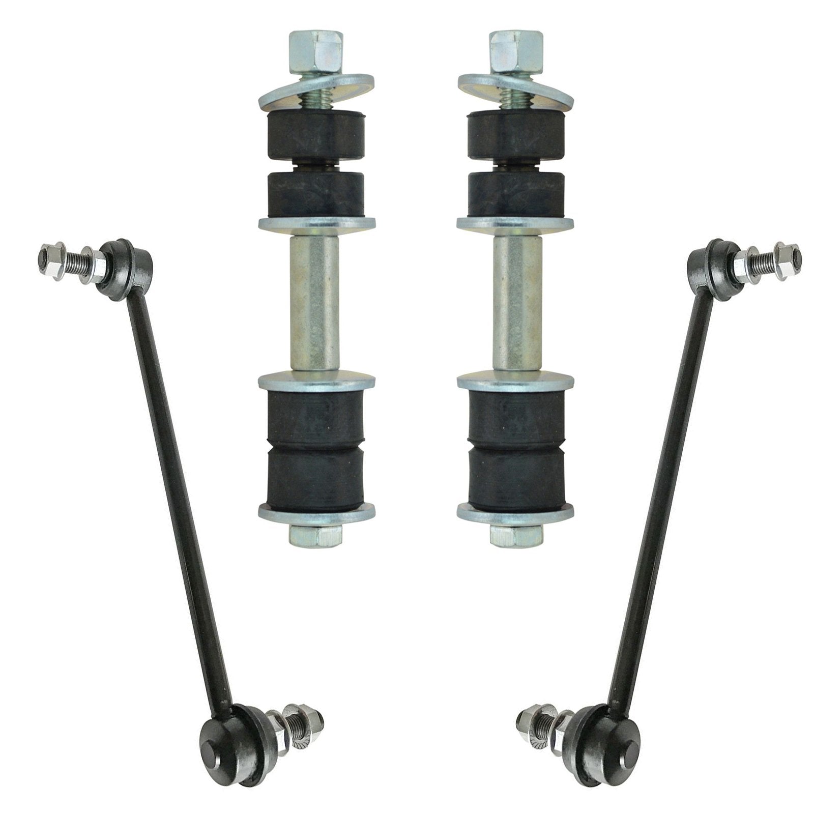 Trq Front & Rear Sway Bar Stabilizer Link Set Compatible With 2000-2004 Nissan Xterra