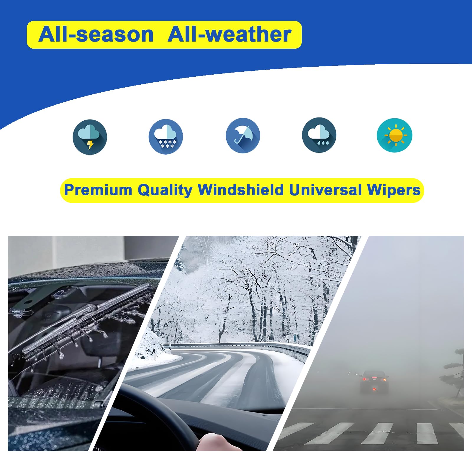 SIMPWIBLD Wiper Blade Replacement for 2016-2020 Honda HR-V/2011-2013 Infiniti QX56 Rear Windshield Wiper Blades Original Equipme