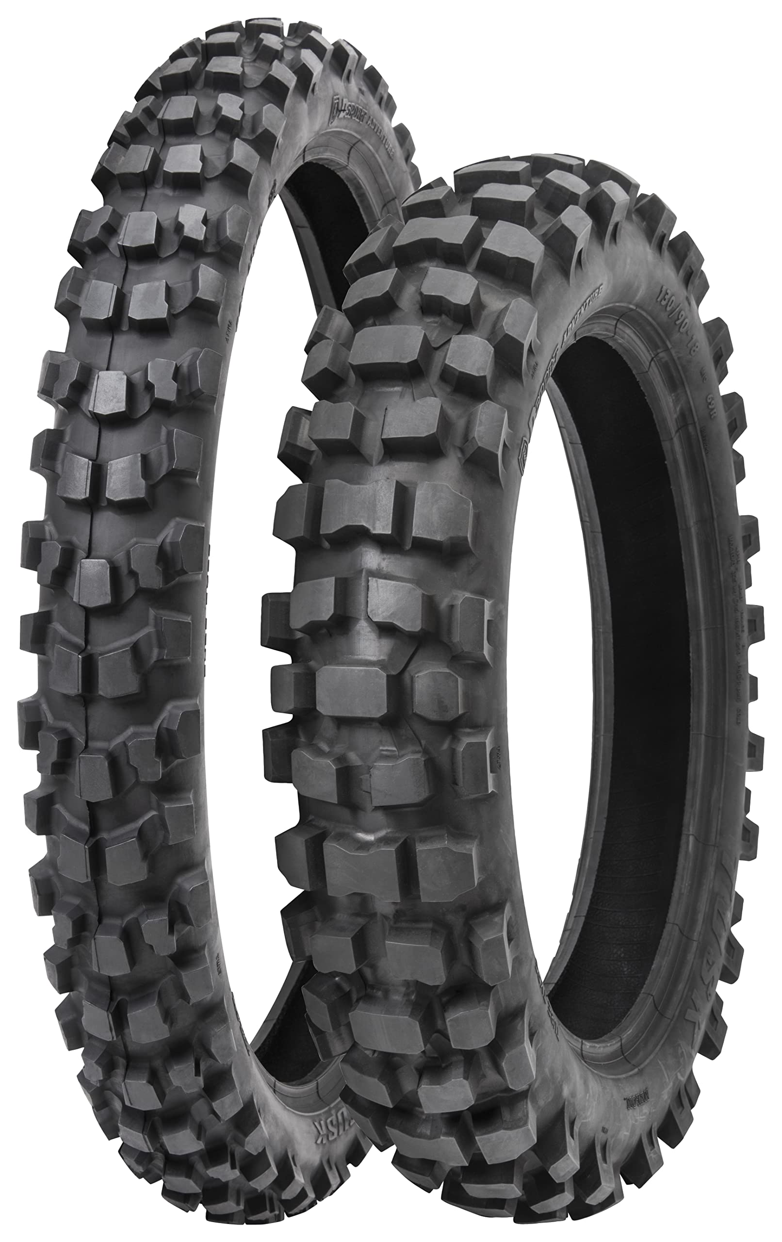 Tusk Dsport Adventure Tire Set Tube Type (90/90-21 (54R)/130/90-17 (68R))