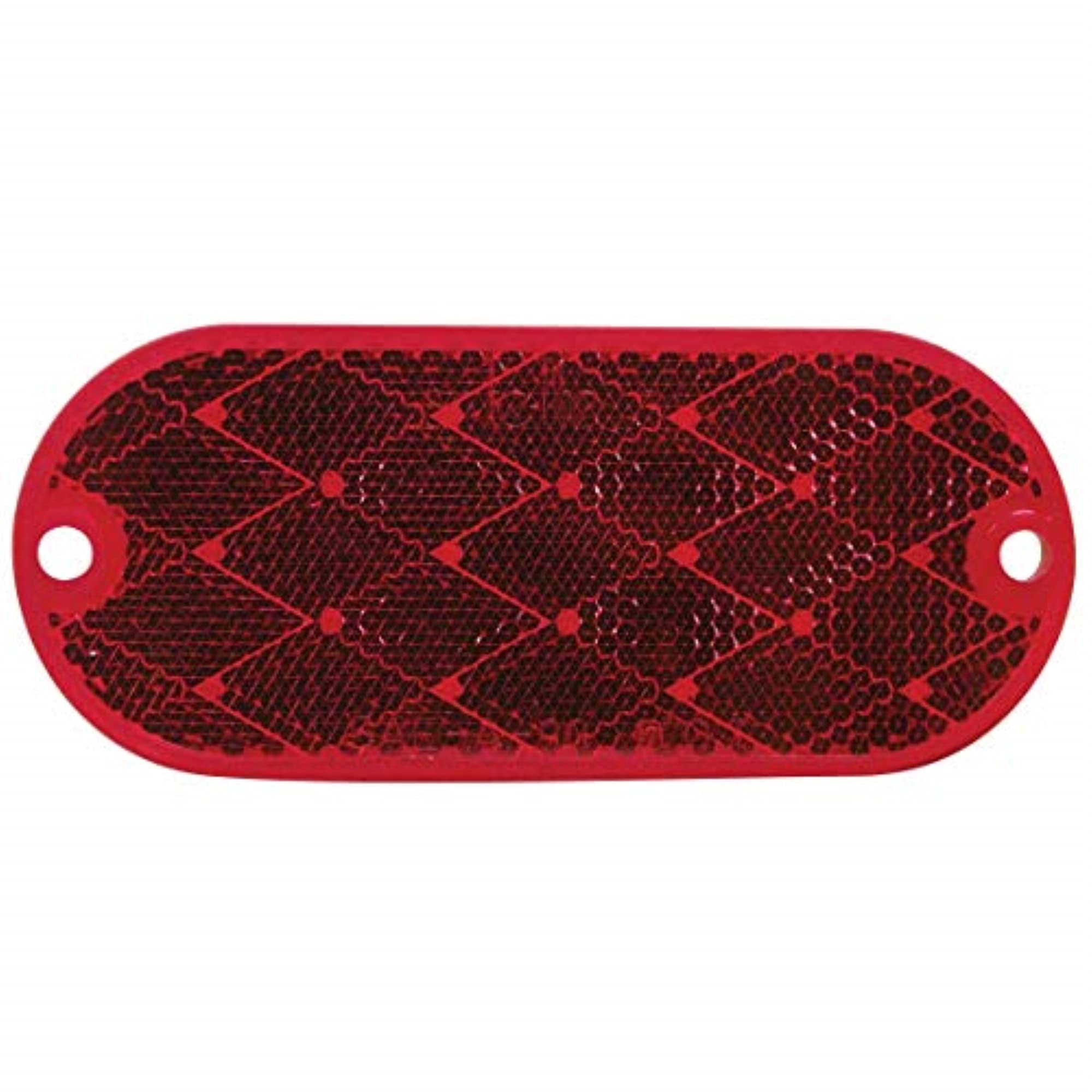 Peterson Manufacturing Peterson V480R Reflector, Red, 1-7/8 in. W. x 4-3/8 in. H.