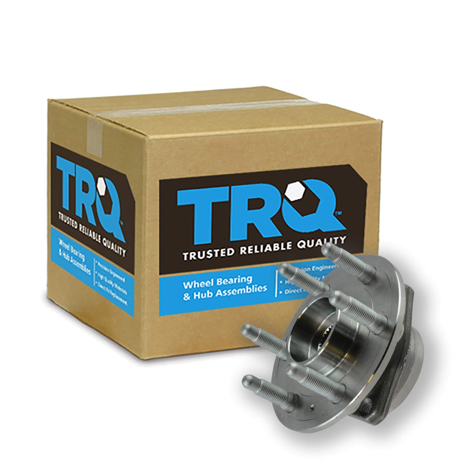 Trq Front Left Right Rear Wheel Hub Bearing Assembly Driver Passenger Side Compatible With 2010-2016 Cadillac Srx 2011 Saab 9-4X