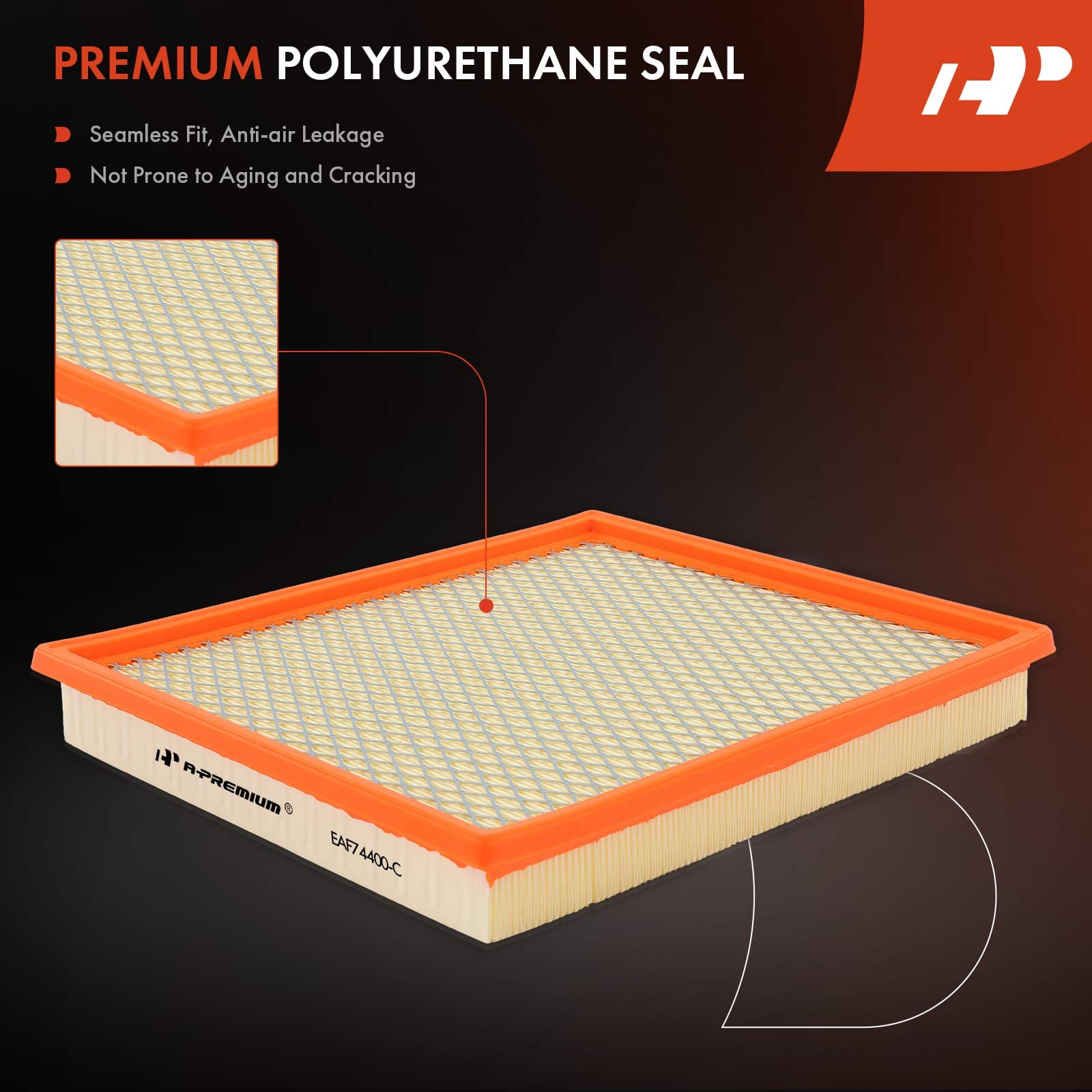 A-Premium Engine Air Filter Compatible With Nissan Armada, Frontier, Nv1500, Nv2500, Nv3500, Pathfinder, Titan, Xterra & Jeep Gr