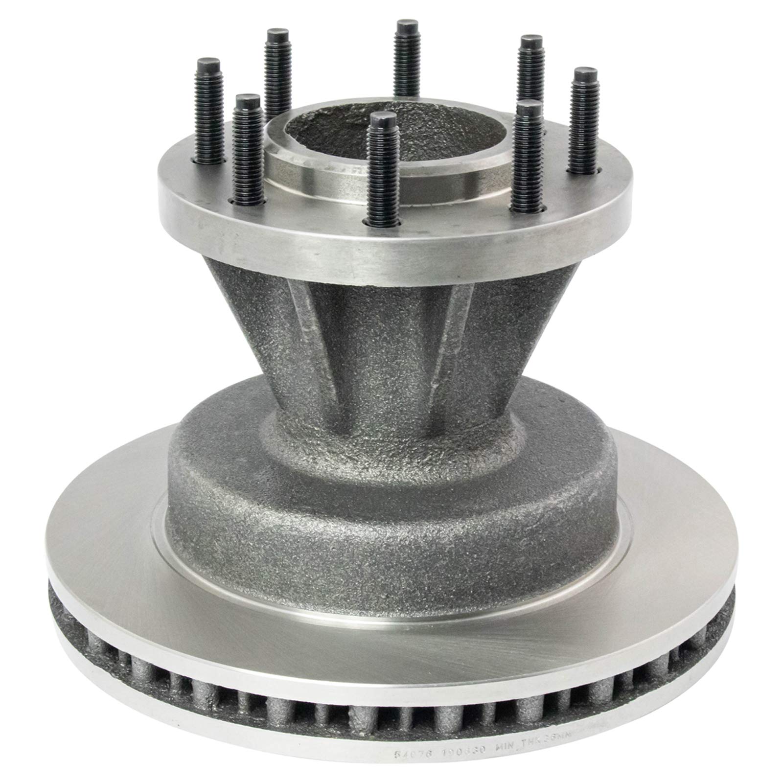 Trq Front Brake Pad & Rotor Kit Brake Pads Brake Rotor Ceramic Compatible With 2000-2002 Ford F-350 Super Duty