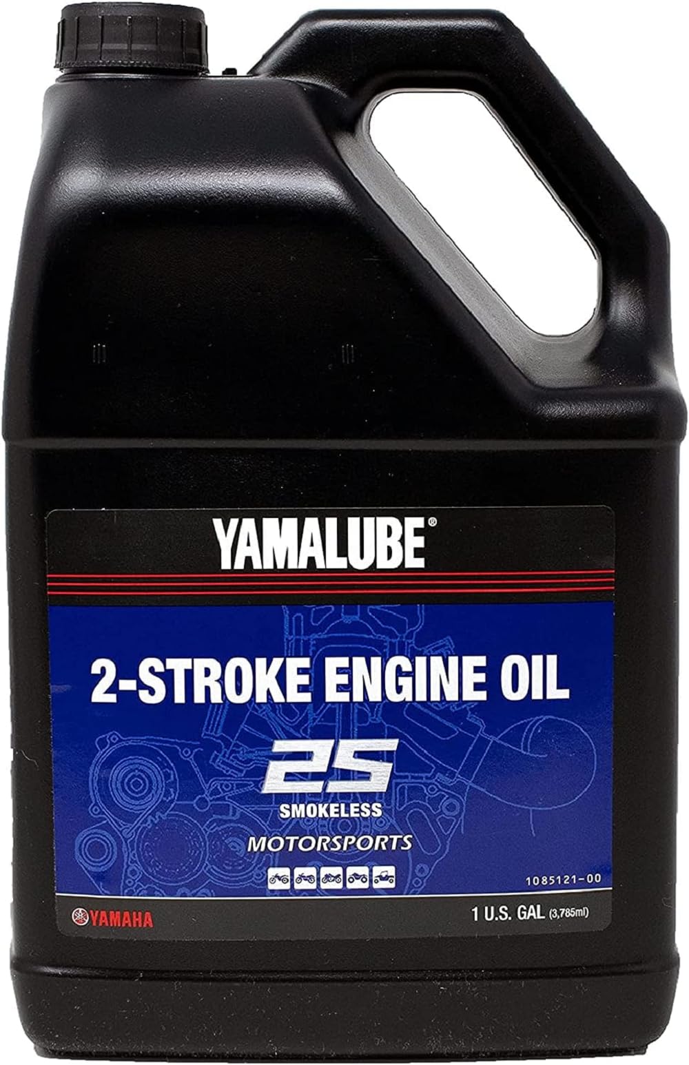 Yamaha Original OEM Yamalube LUB-2STRK-S1-04 2 Stroke Hi Performance All Purpose 2S Engine Oil Yamalube OEM - 1 Gallon