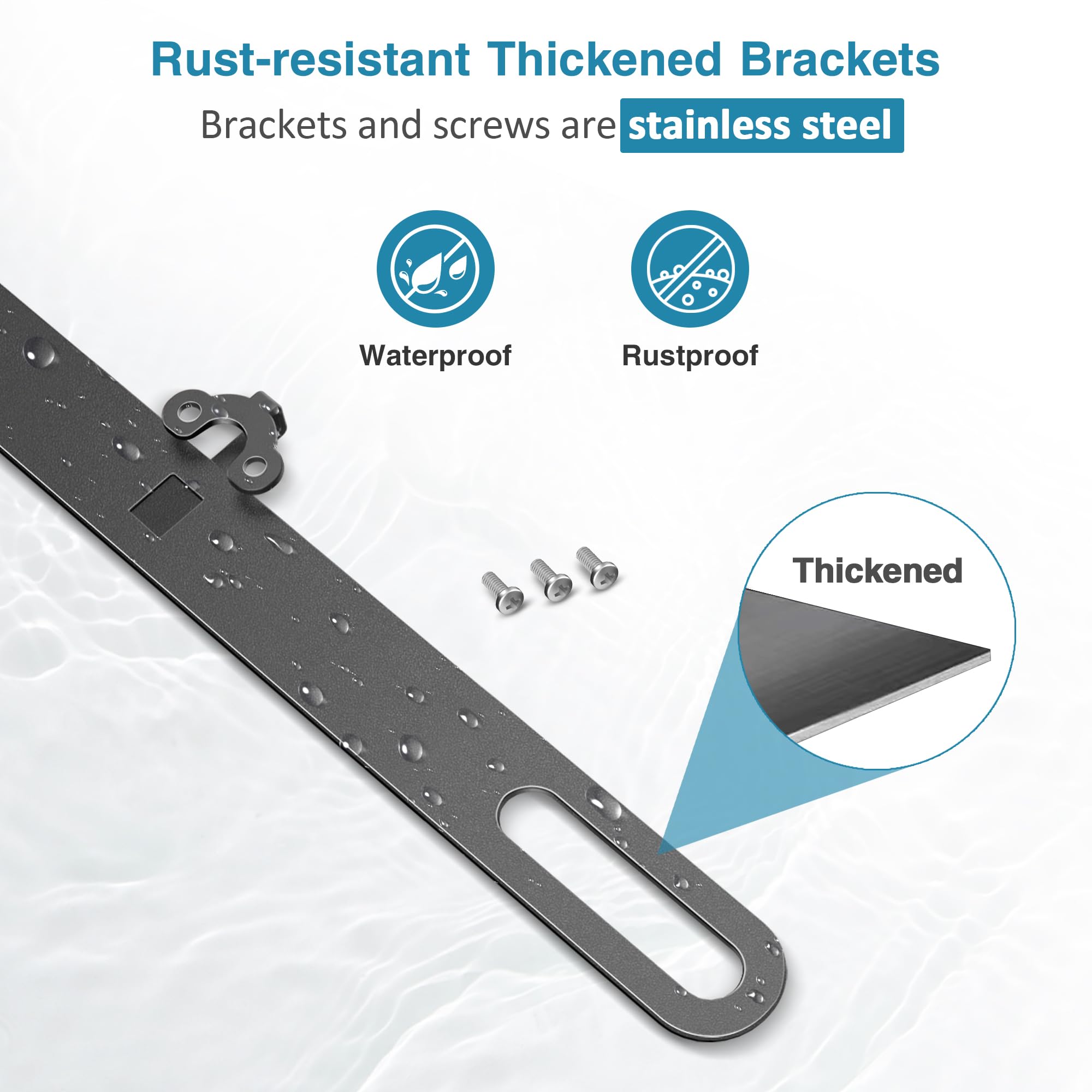 Naponal Stainless Steel Backup Camera License Plate Mount,Dash Cam Rear View Camera Bracket, Car Back Up Camera Mount, Mirror Ca